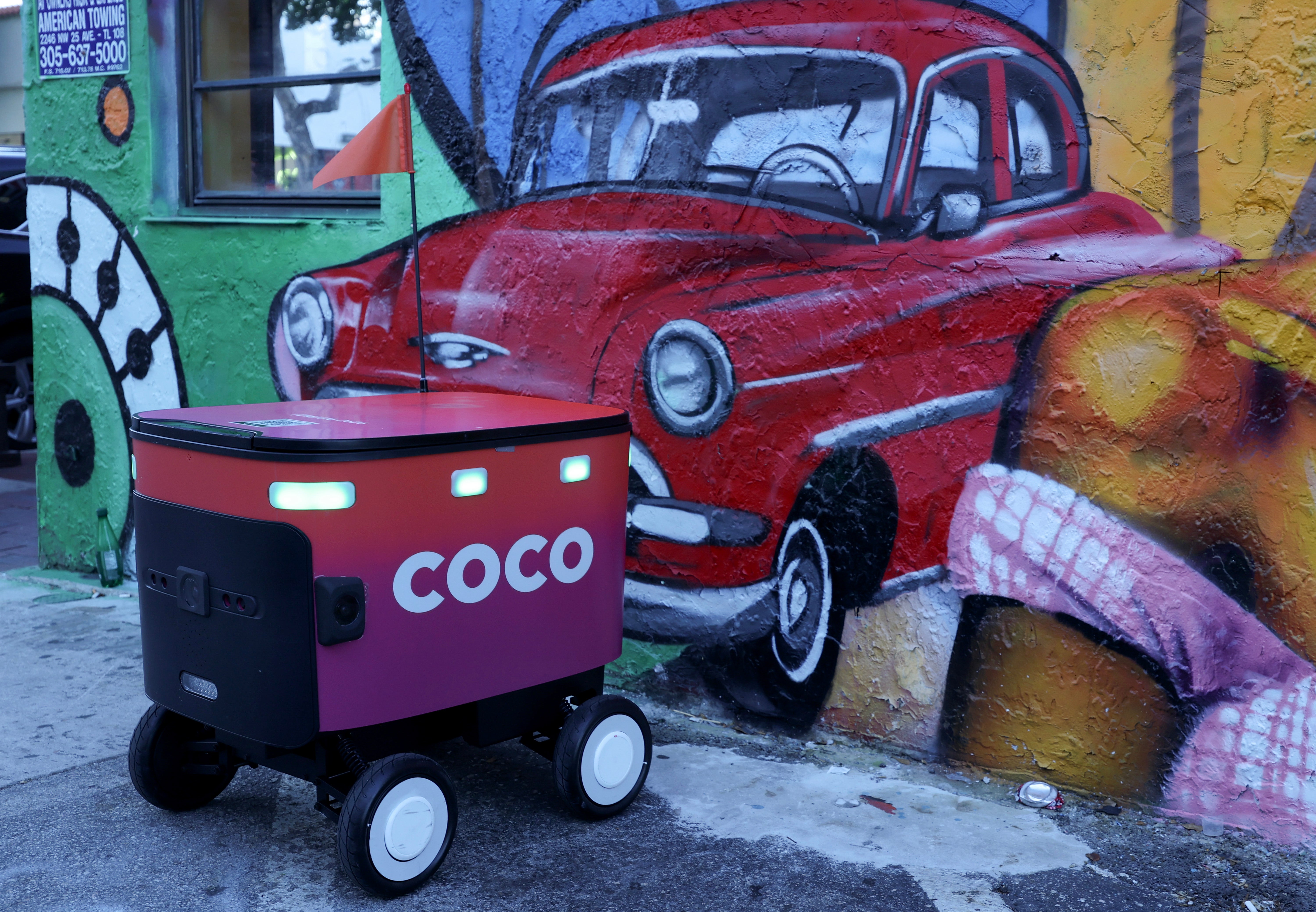 The acquisition came after California-based Coco Robotics unveiled the newest version of its delivery robot, dubbed 'Coco 2,' late last month