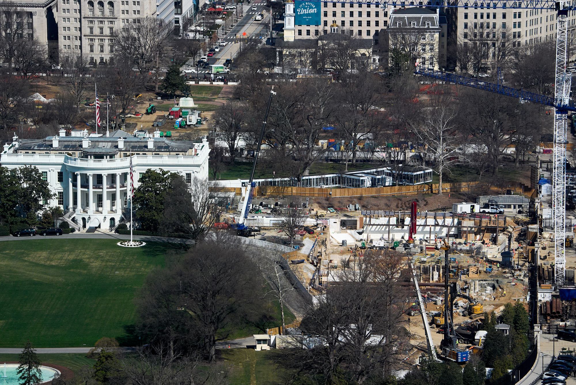 To make way for the proposed ballroom, the president demolished the East Wing, which included the first lady’s offices