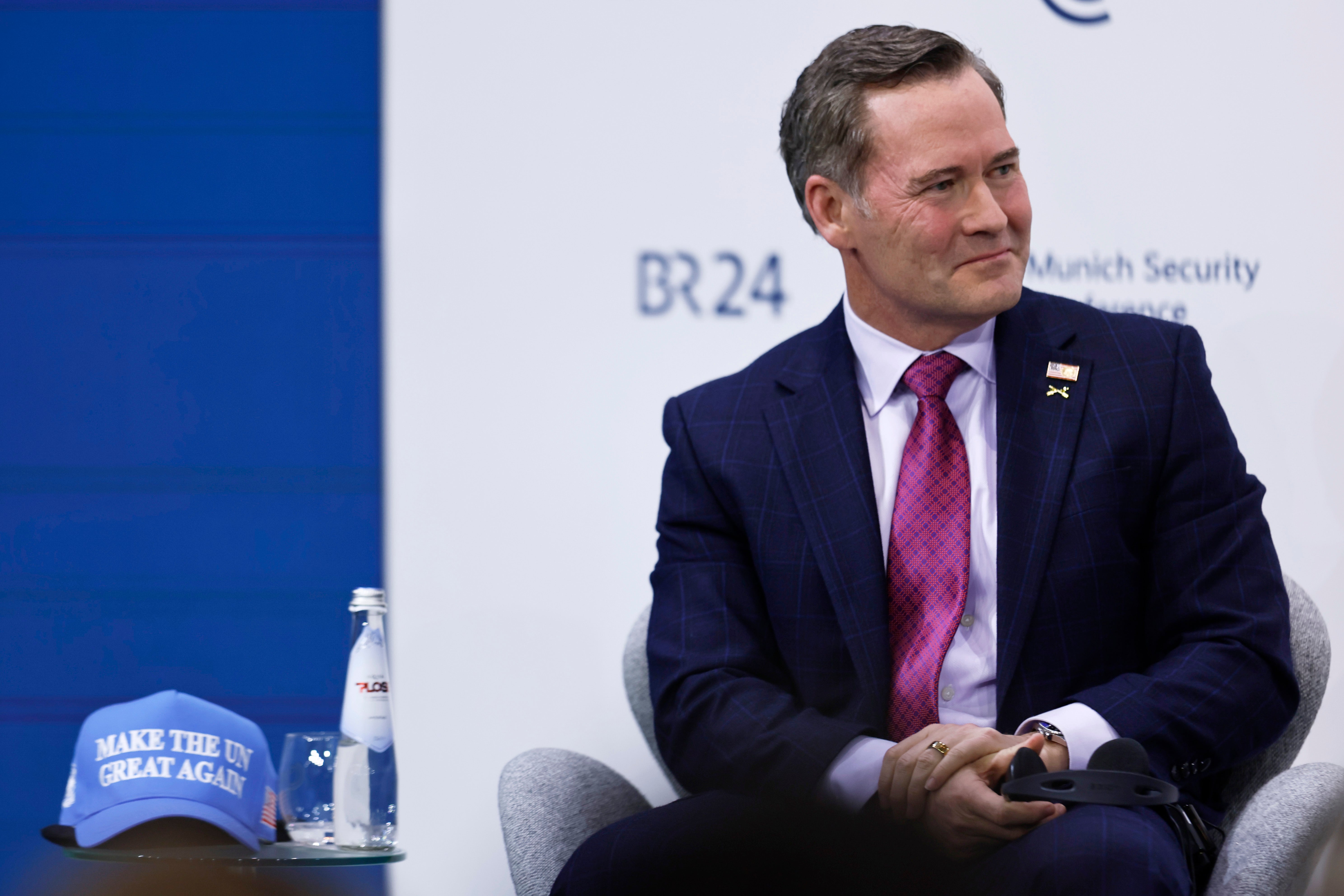 Mike Waltz, US ambassador to the United Nations, at the Munich Security Conference on February 13
