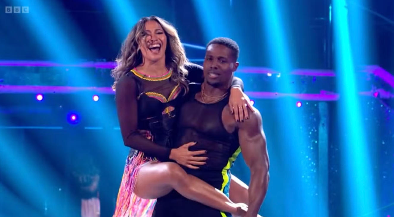 Harry Aikines-Aryeetey and Karen Hauer on 'Strictly'