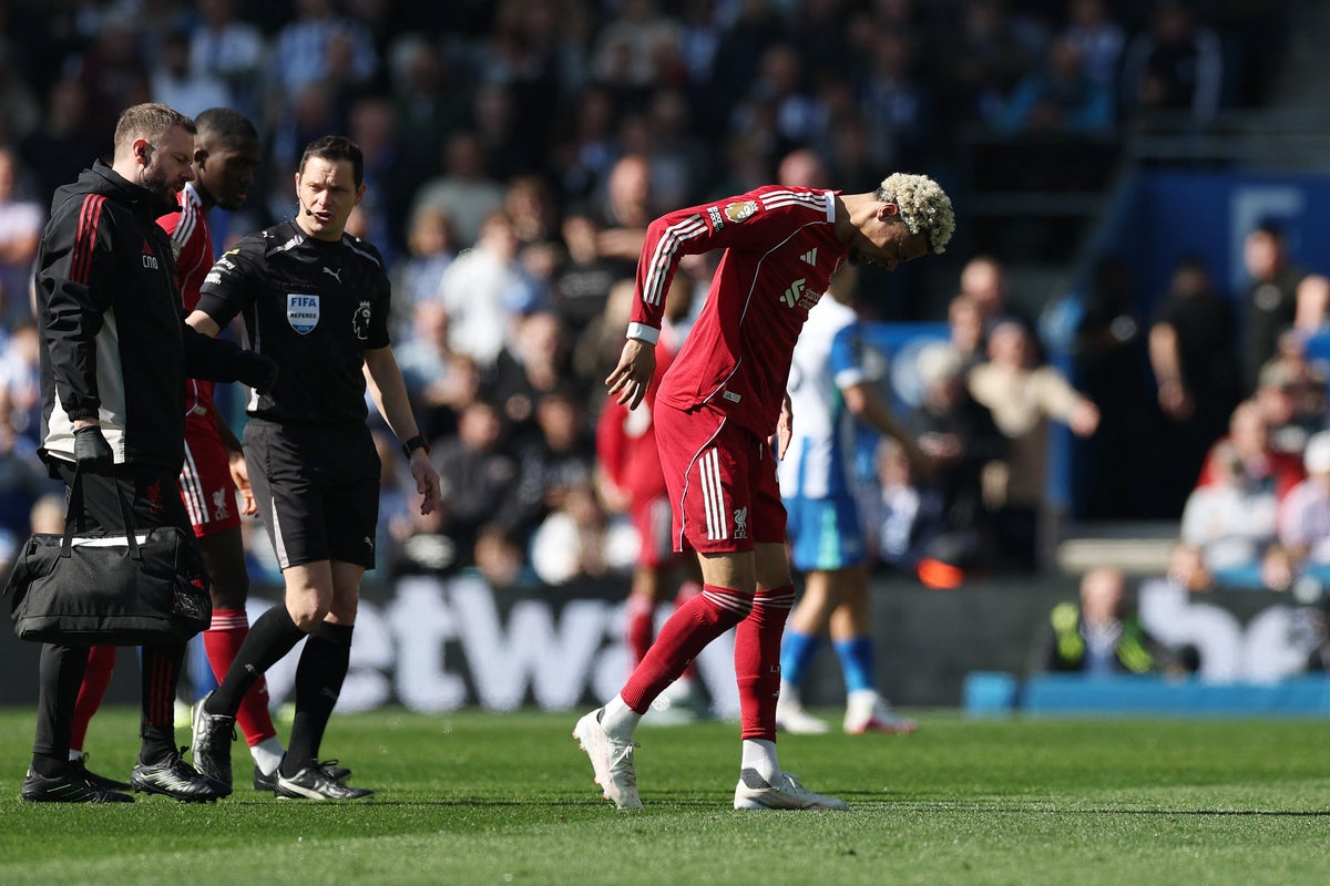 Brighton vs Liverpool LIVE: Hugo Ekitike injury latest after Reds stumble to another Premier League defeat – UK Times Brighton vs Liverpool LIVE: Hugo Ekitike injury latest after Reds stumble to another Premier League defeat – UK Times