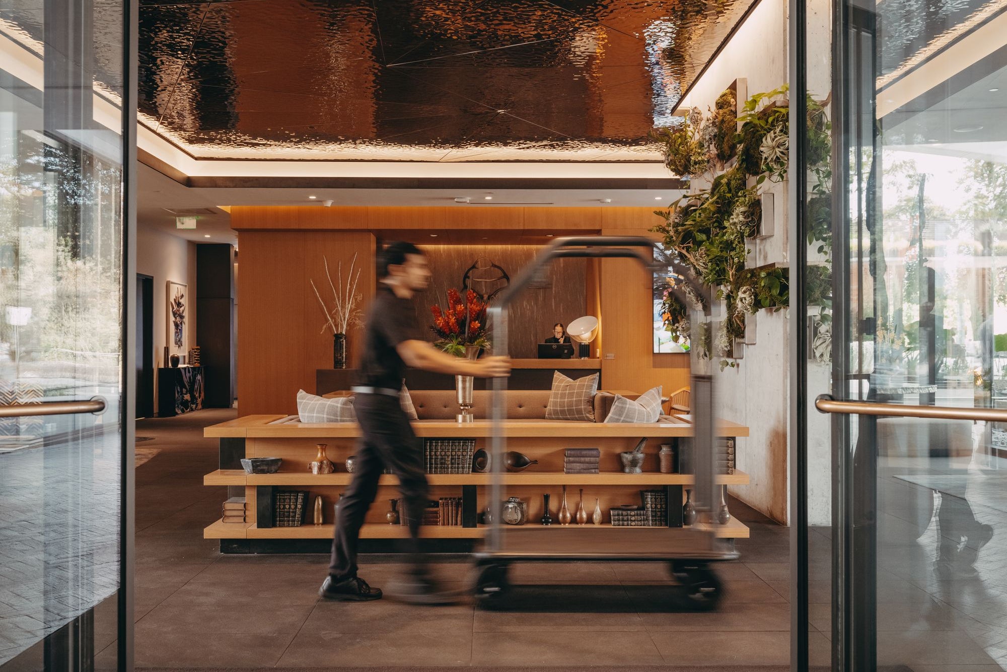 The well-designed lobby at The Loren (The Loren)