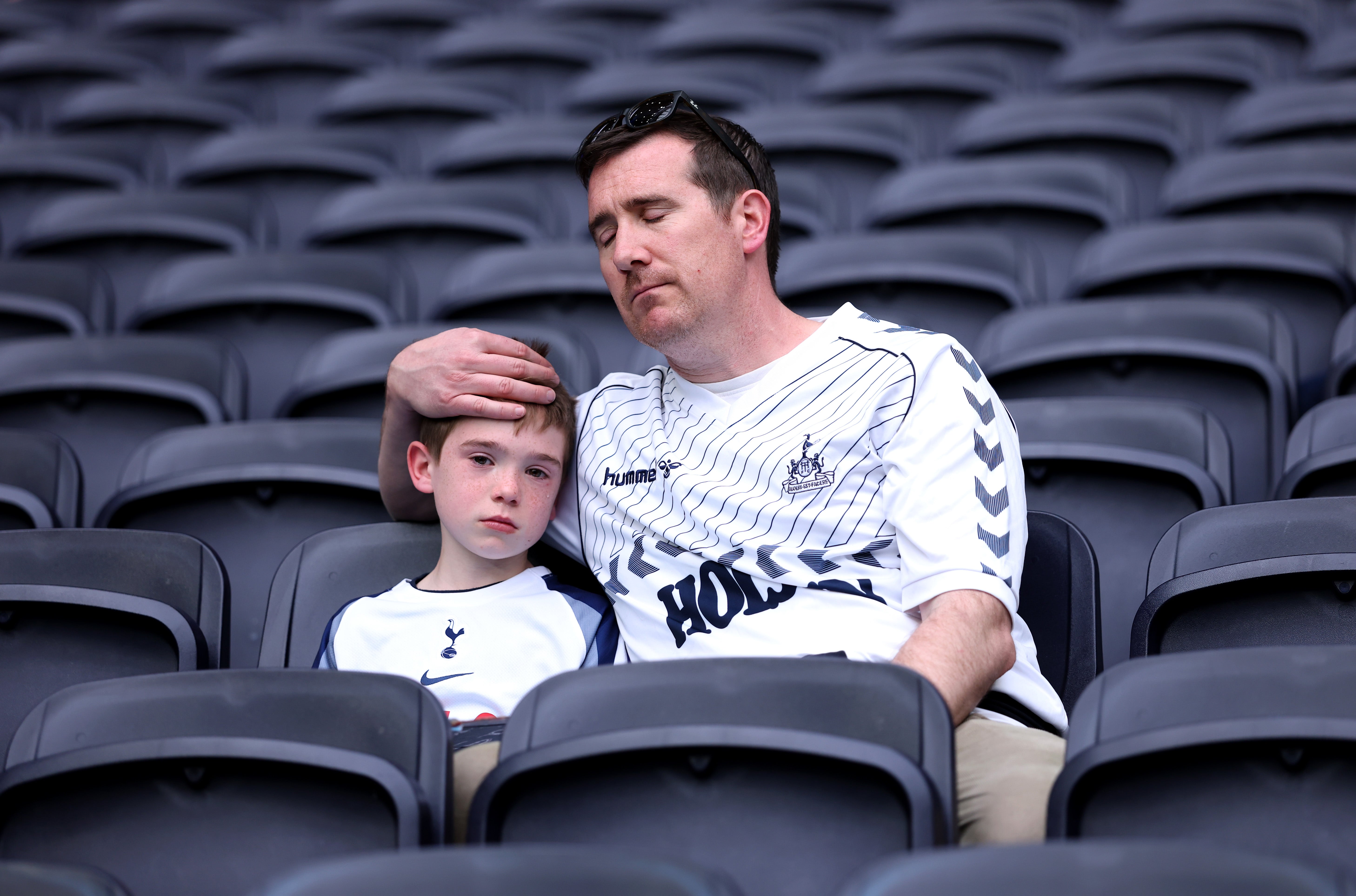 The stadium emptied quickly as Spurs were condemned to yet another defeat