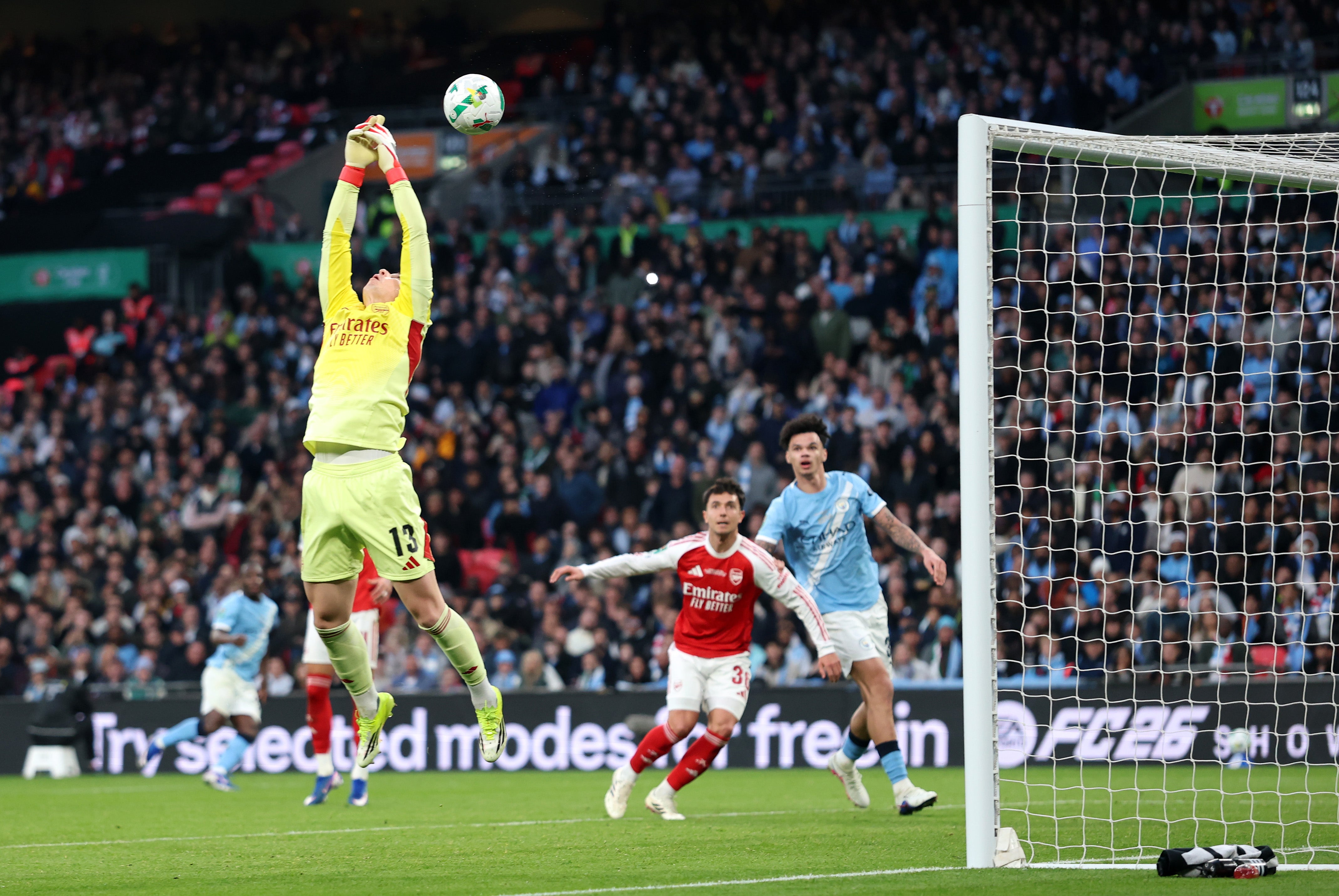 Kepa Arrizabalaga made a grave error for Man City’s first goal