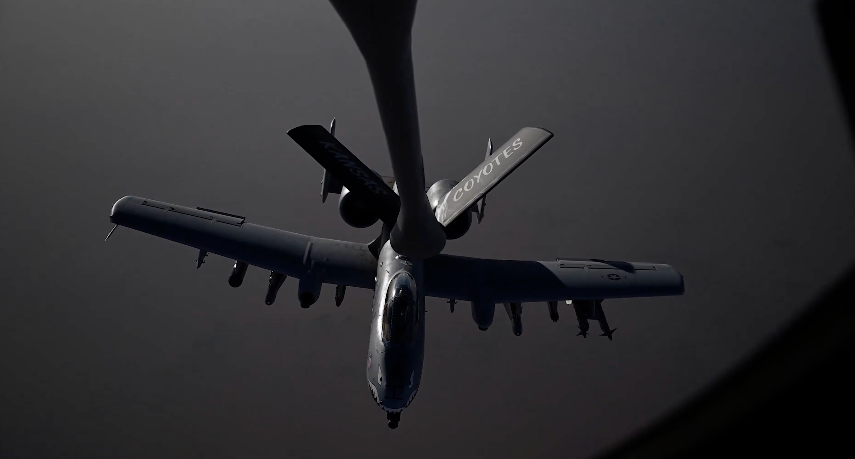 The Pentagon announced last week that the A-10 Warthog (pictured) is back in action