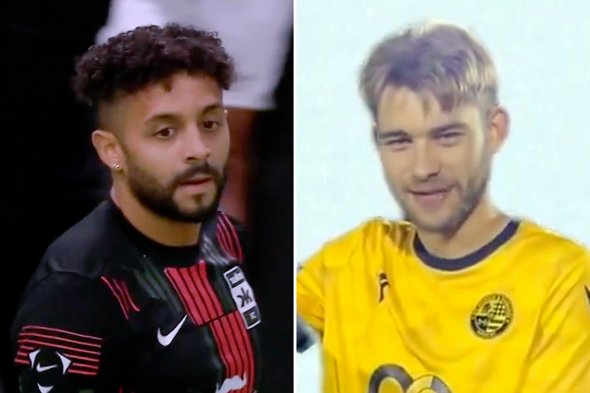 Non-League teammates who were sent off for fighting each other are told to find new clubs