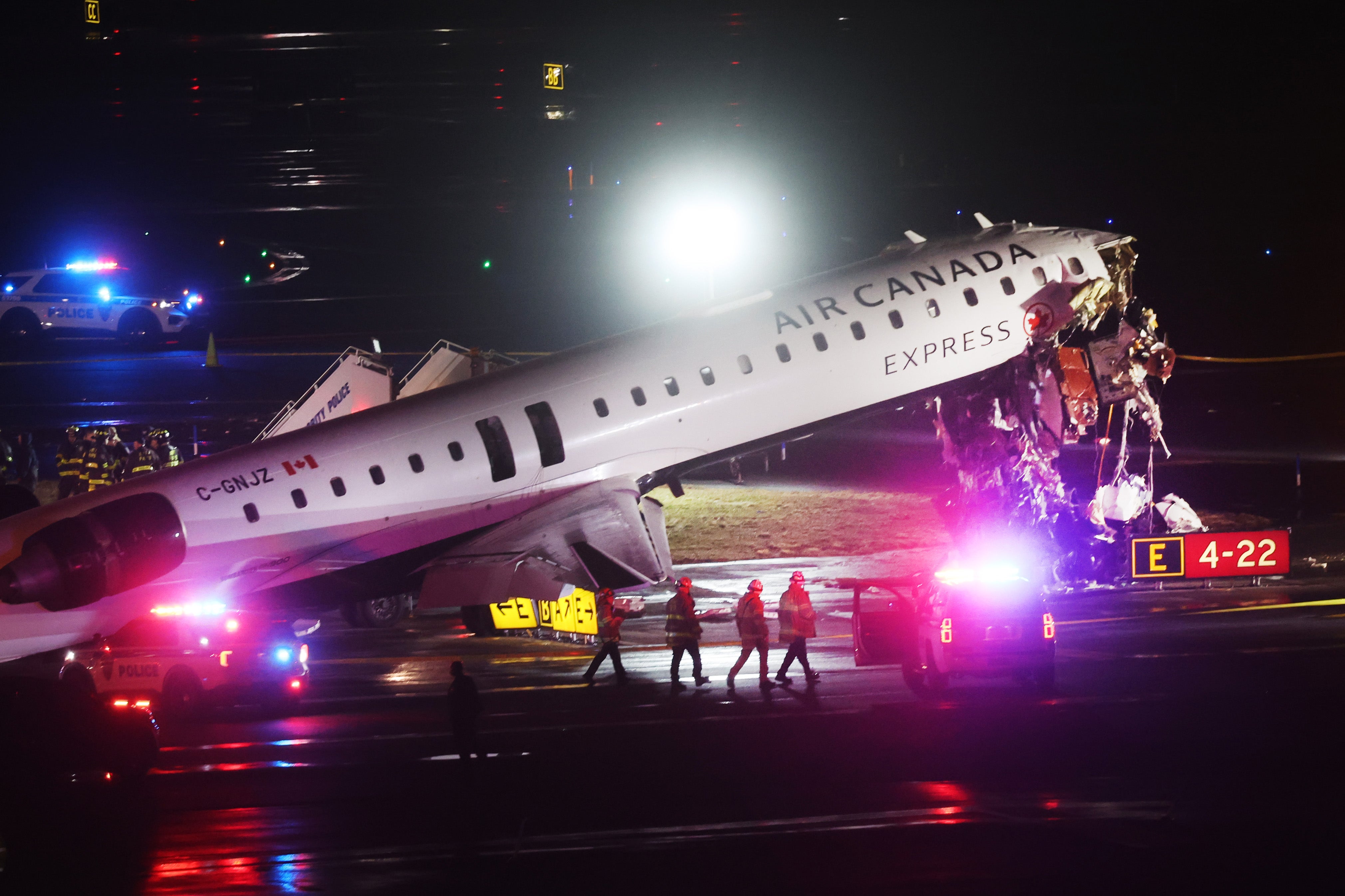 Transportation Secretary Sean Duffy announced on X that he is en route to LaGuardia Airport and said his office is looking into whether air traffic control staffing was a factor in the fatal incident