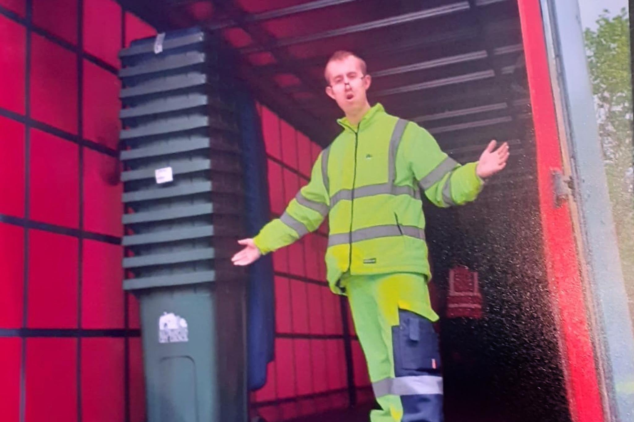 Disabled man heartbroken after application to become a binman is rejected twice &ndash; despite working for free