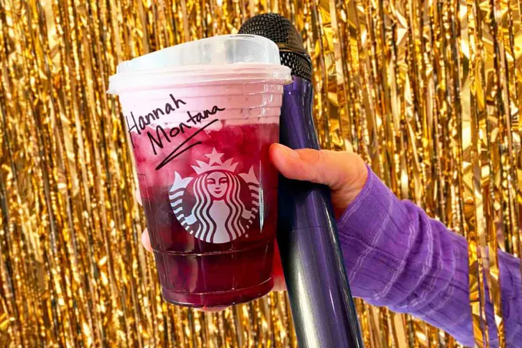 The Hannah Montana-inspired Starbucks drinks includes raspberry syrup and cold foam — which does not add up with the fictional character's preferences
