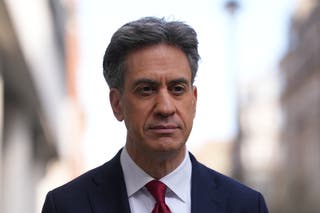 Energy Security Ed Miliband said the Government was determined to roll out clean power so it could give the UK ‘energy sovereignty’ (Maja Smiejkowska/PA)