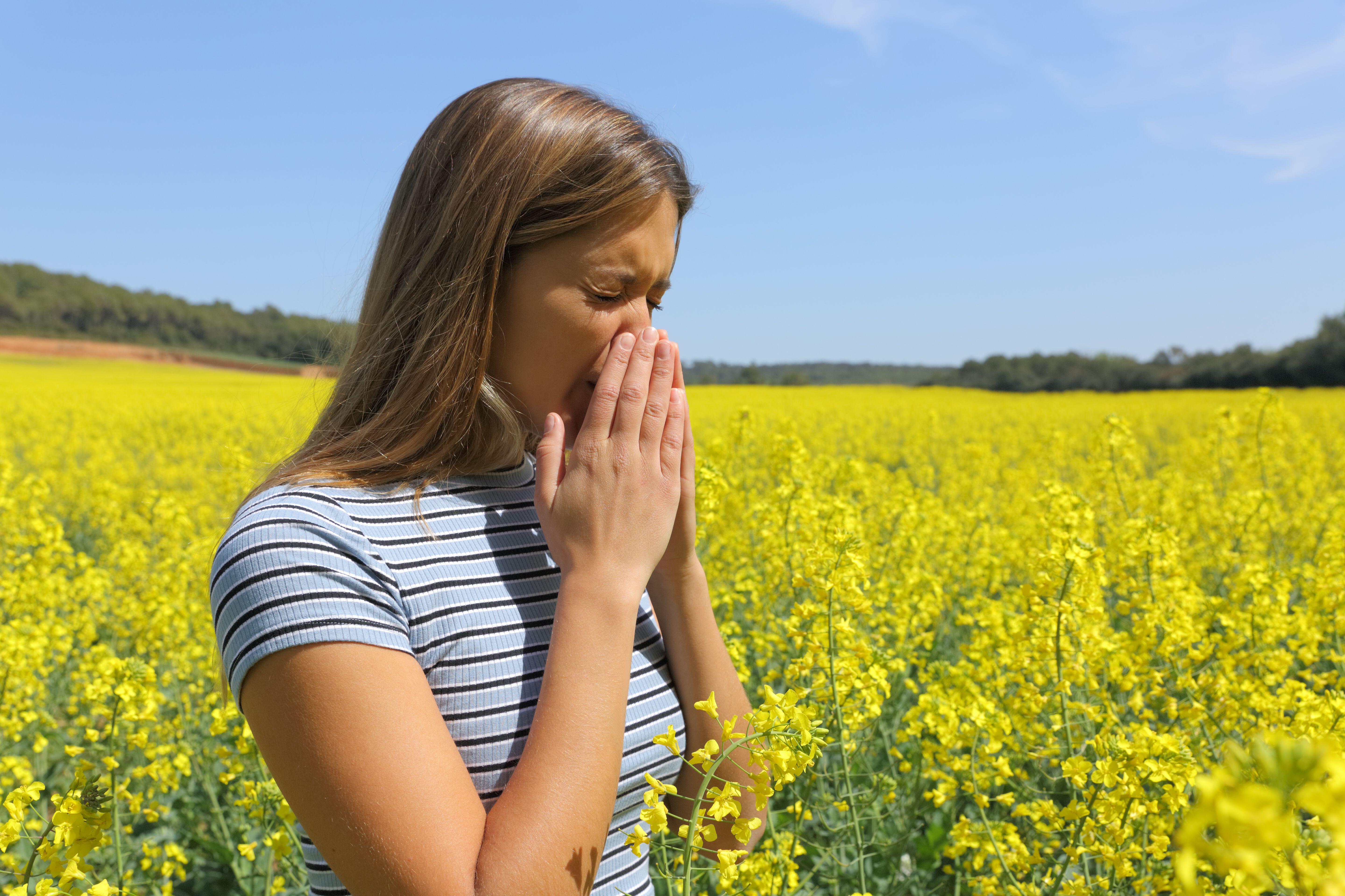 Pollen can trigger your lungs in spring