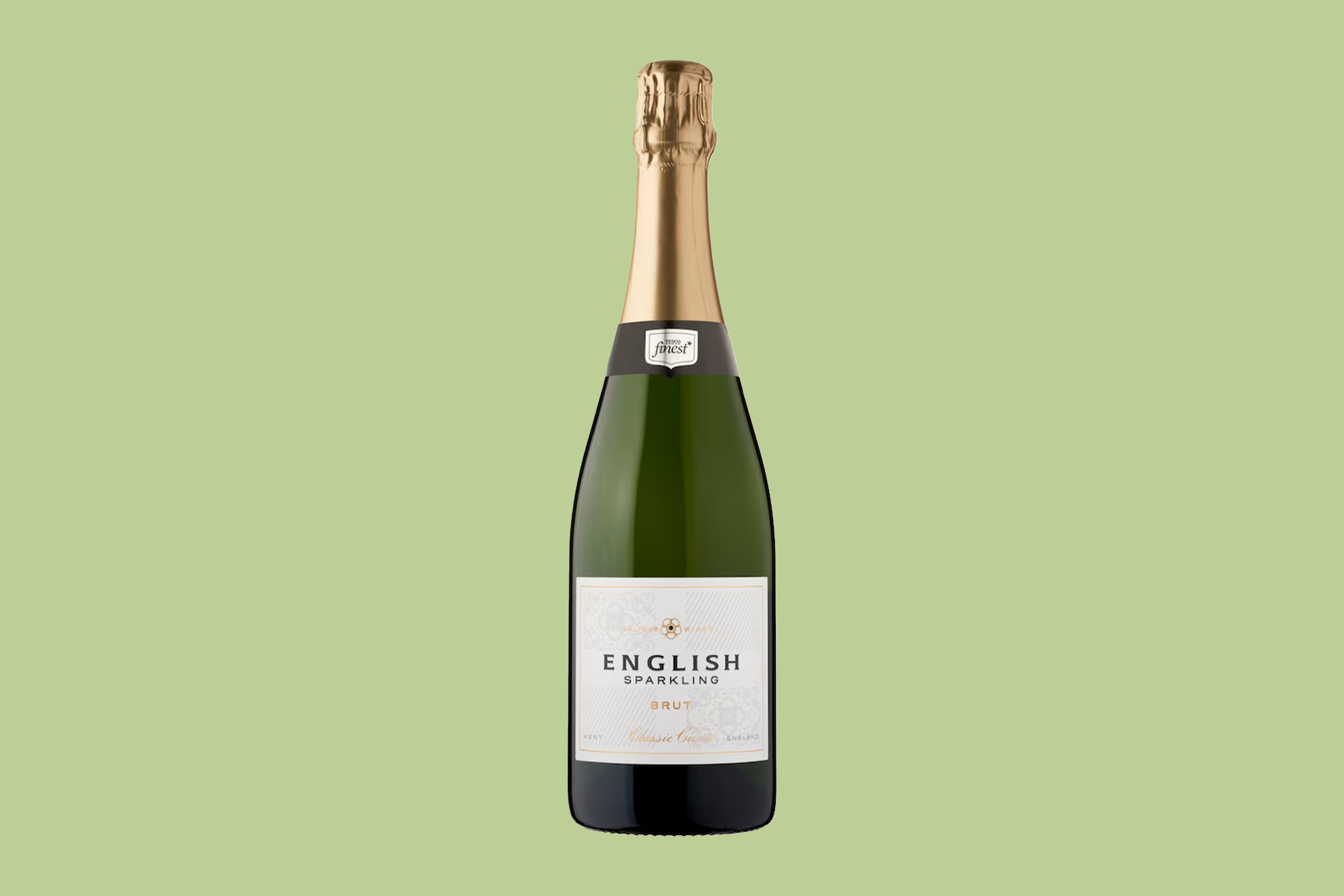 Tescos English sparkling wine uses the same grapes as champagne, and its perfect for Easter Sunday