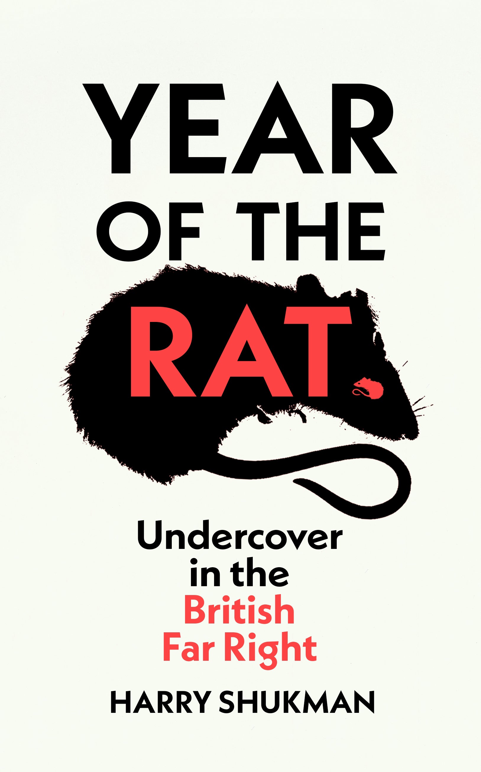 The front cover of Harry Shukman's book, Year Of The Rat, which has won the Sunday Times Young Writer Of The Year Award