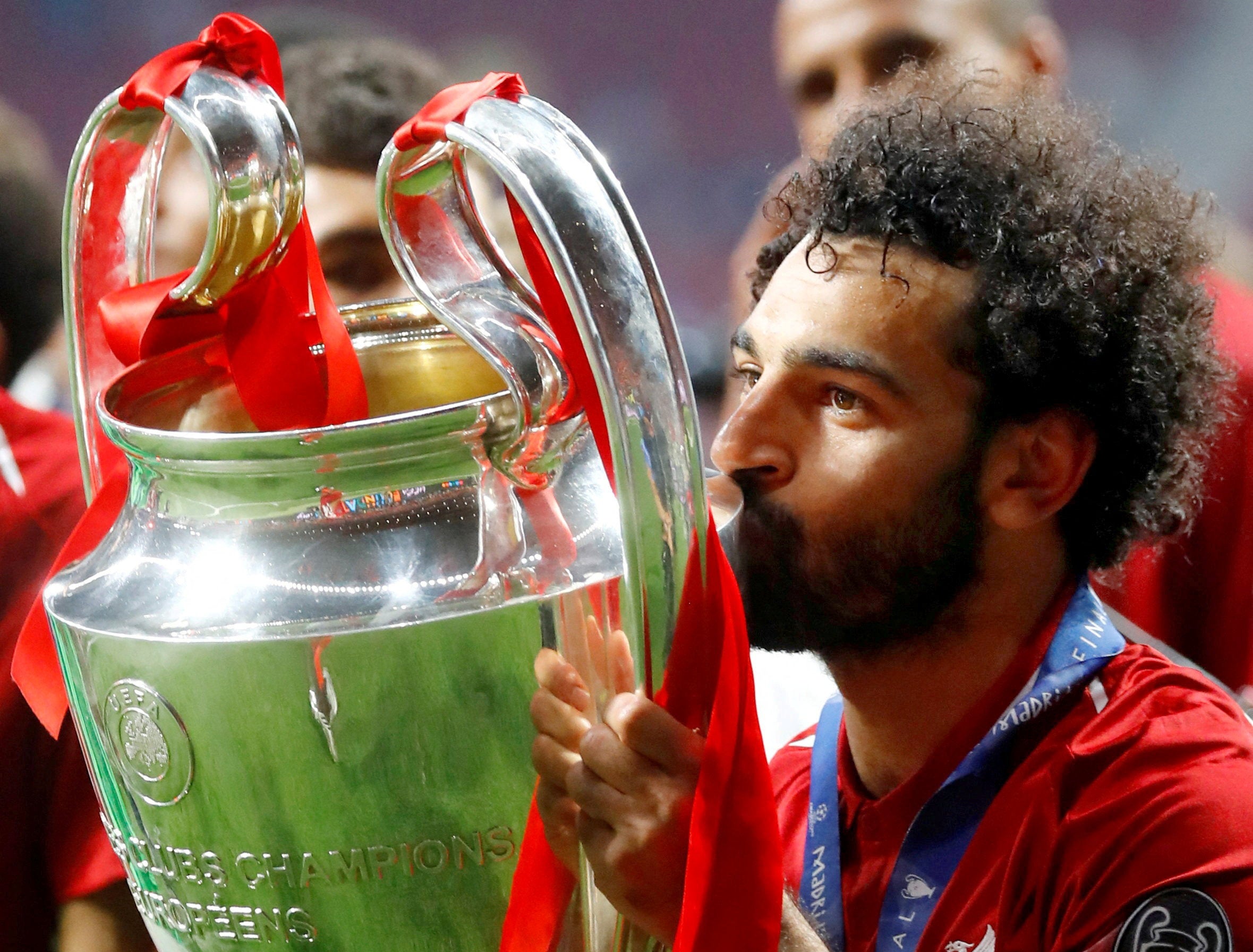 Salah scored in the 2019 Champions League final as Liverpool defeated Tottenham in Madrid