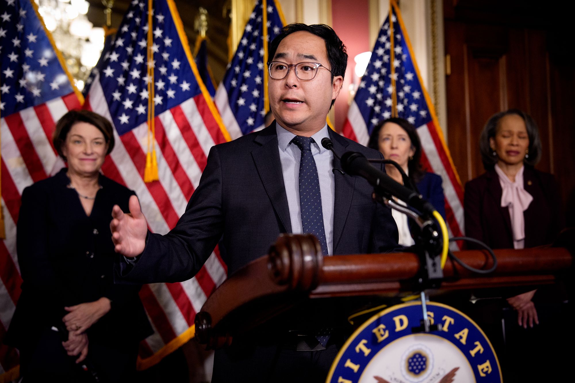 New Jersey Senator Andy Kim's father was diagnosed with Alzheimer's disease last year. The Democrat says he’s struggled to cover the costs of long-term care for his father