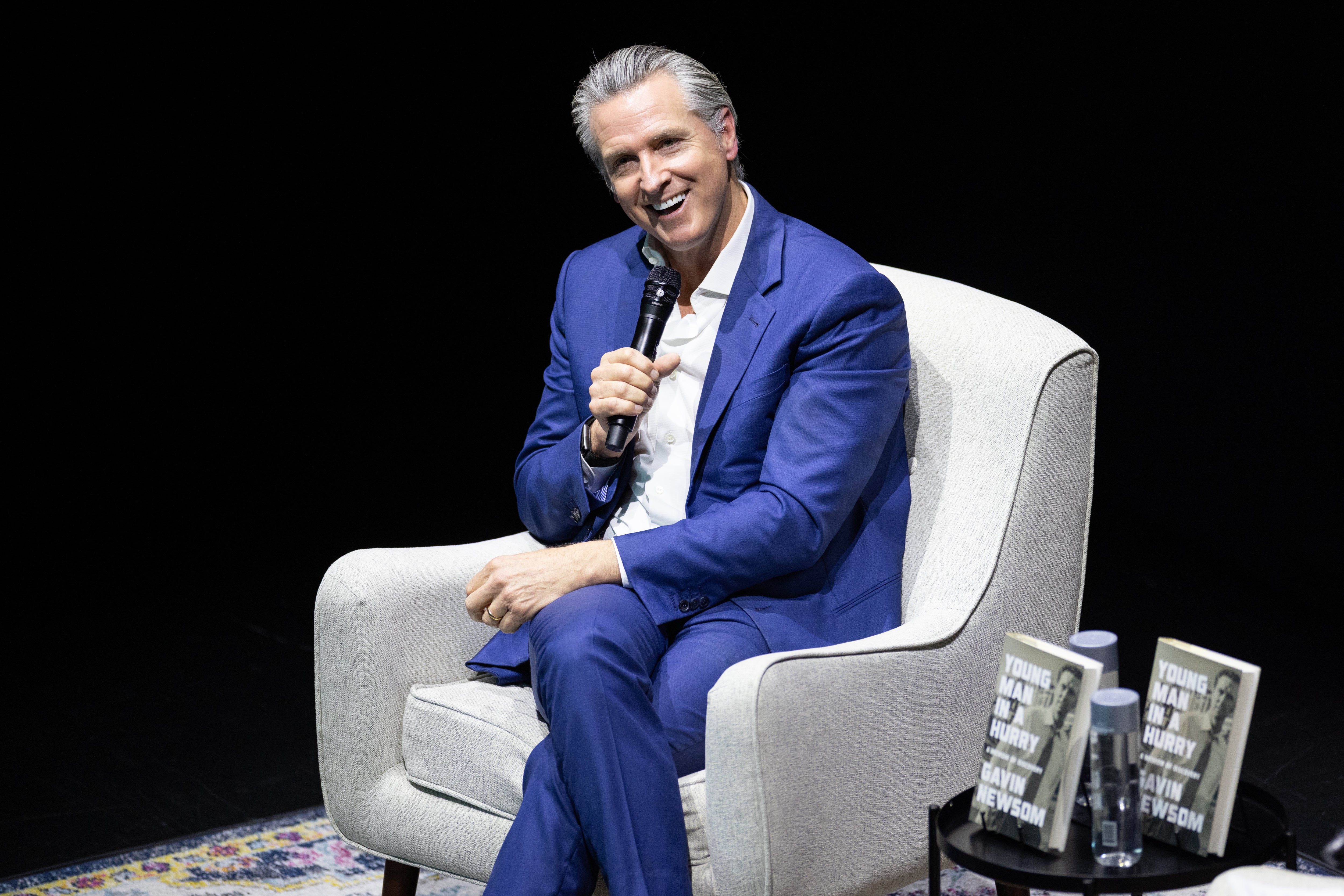 California Governor Gavin Newsom has revealed that his kids don’t want him to run for president in 2028, at least for now