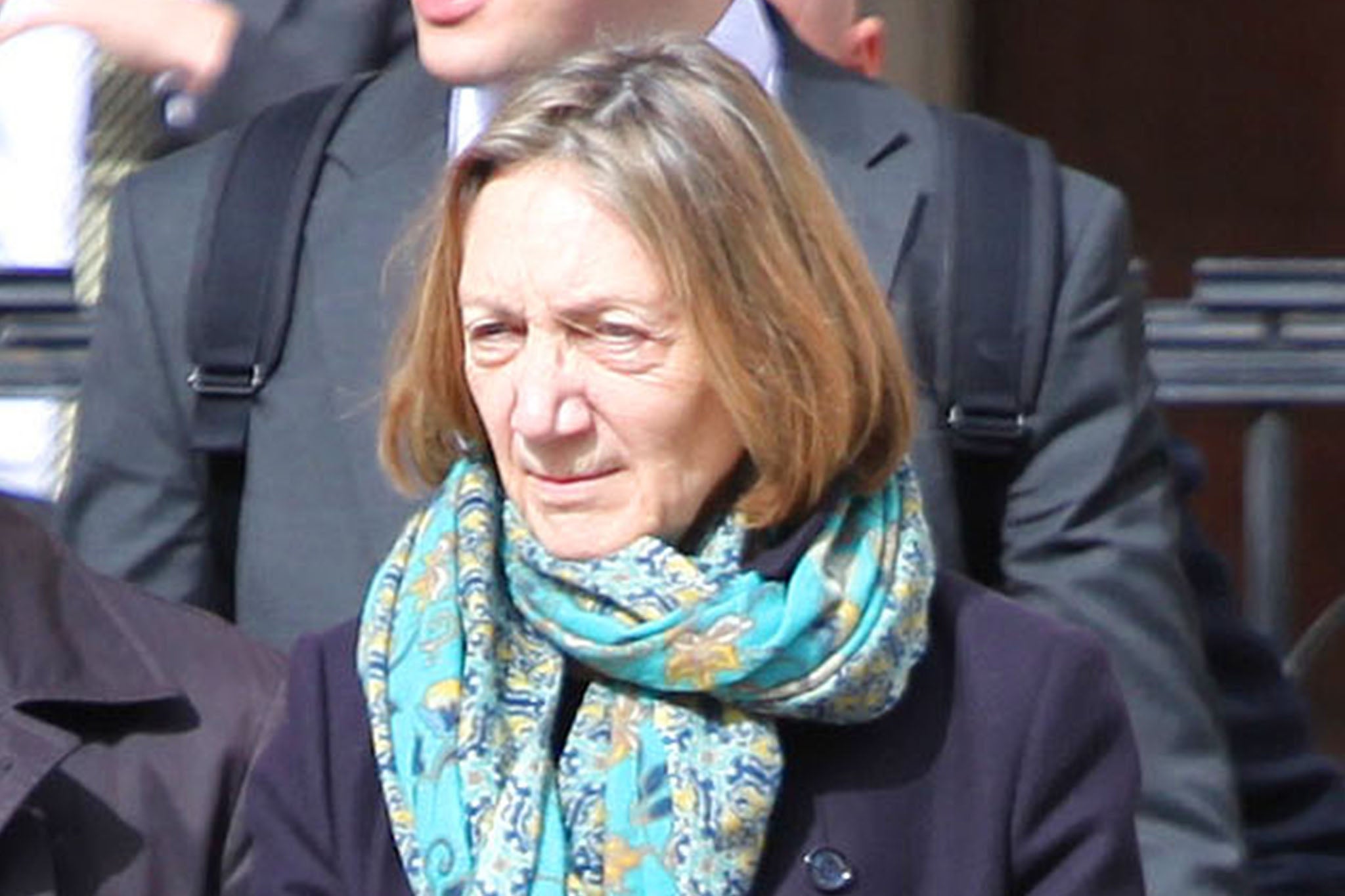 Suzanne Brookhouse outside the High Court amid a dispute with the Environment Agency