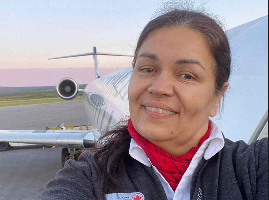 Solange Tremblay was ejected more than 100 meters from the plane, according to her daughter
