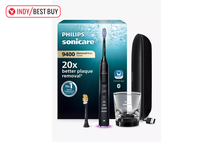 best electric toothbrush indybest review Philips sonicare 9400 diamondclean smart