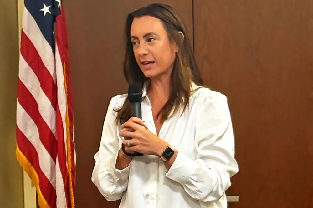 Emily Gregory swept to victory in a special election which Democrats have described as ‘earth-shattering’