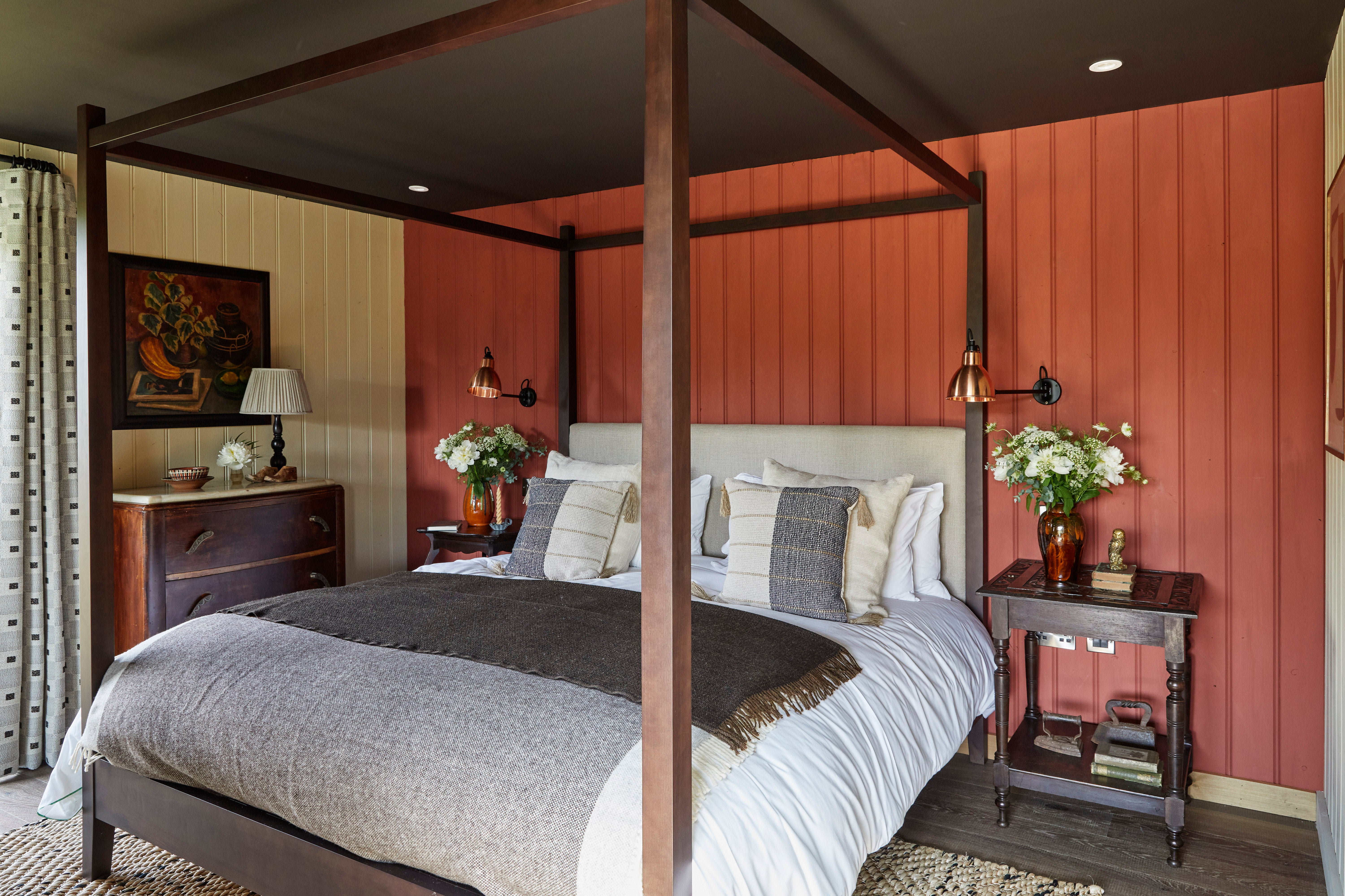 Lodge apartments and lake cabins boast comfy beds, private terraces and stunning views to wake up to