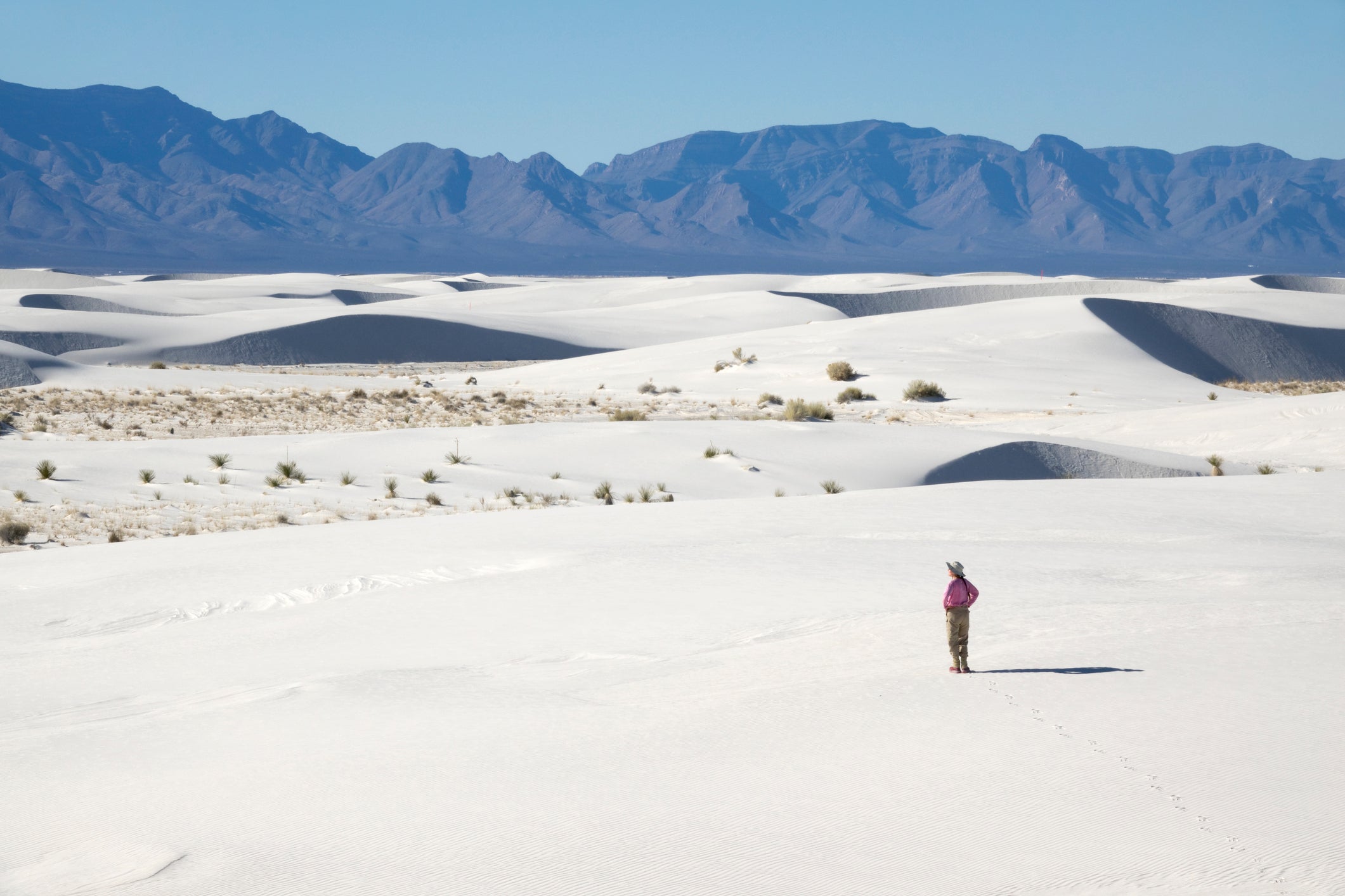 White Sands National Park is 275 square miles of ‘snowy’ sand