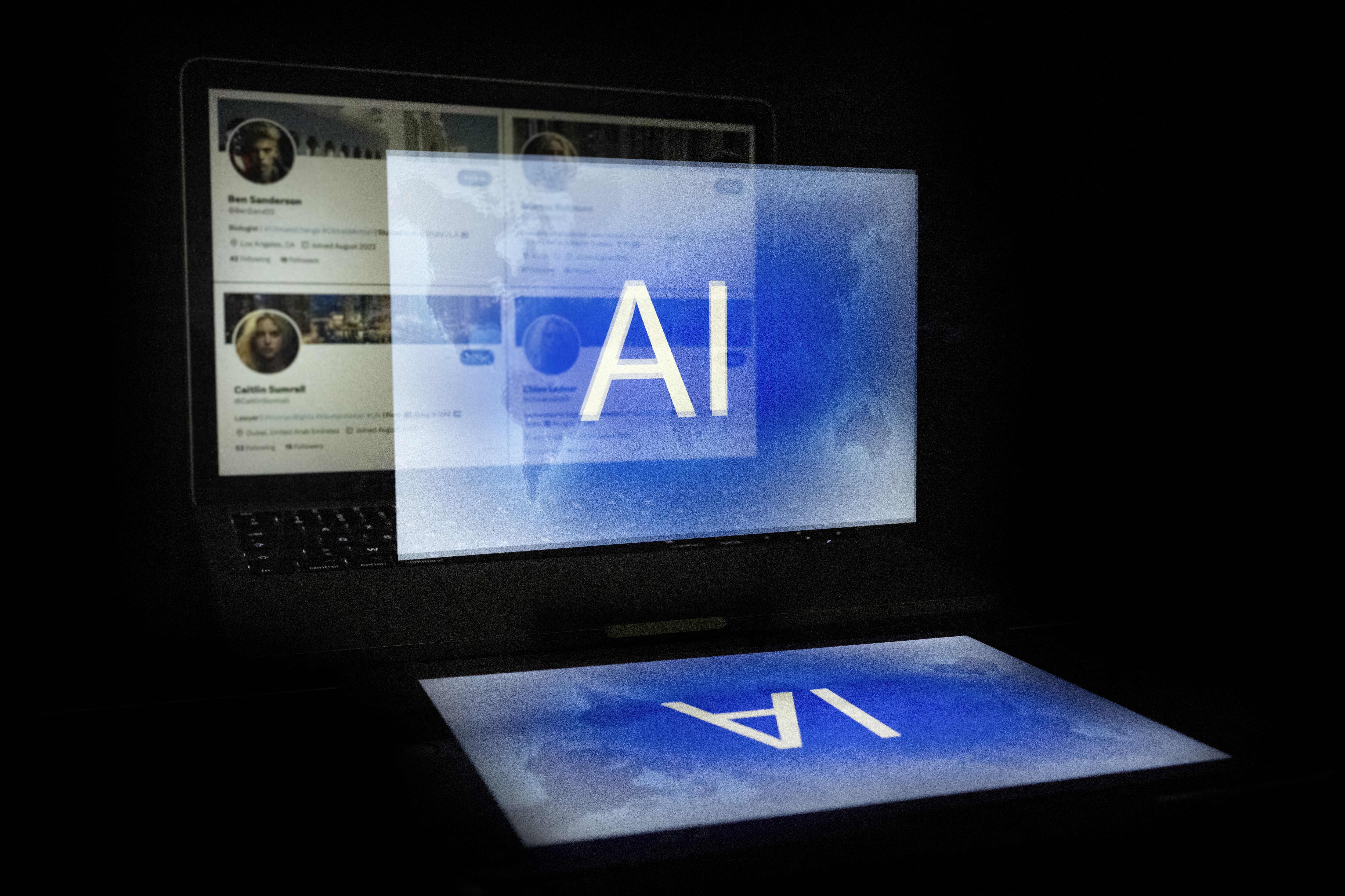 The global AI market is predicted to grow 25-fold to nearly five trillion dollars by 2033 (AFP/Getty)