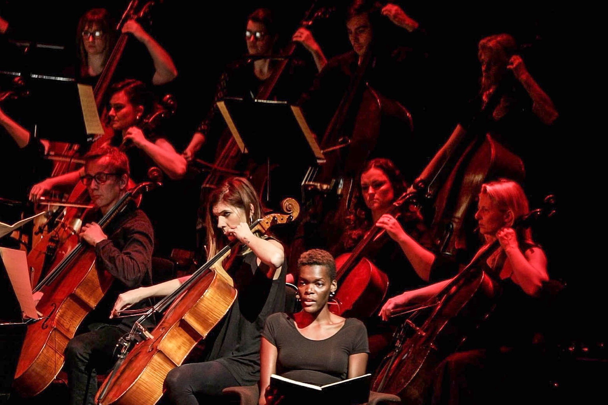 Sheila Atim as Part of ‘VOICES’ performed at the Barbican 2020