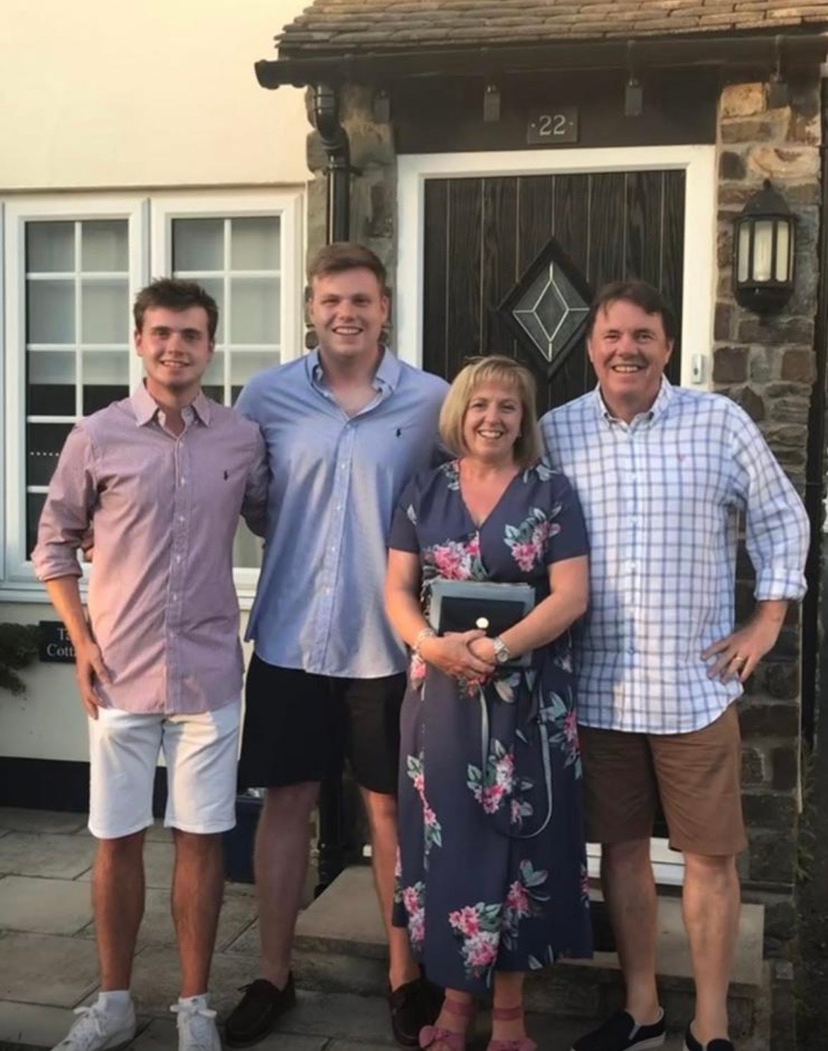 From left to right: Jack, Ben, Catherine and Alan O’Sullivan