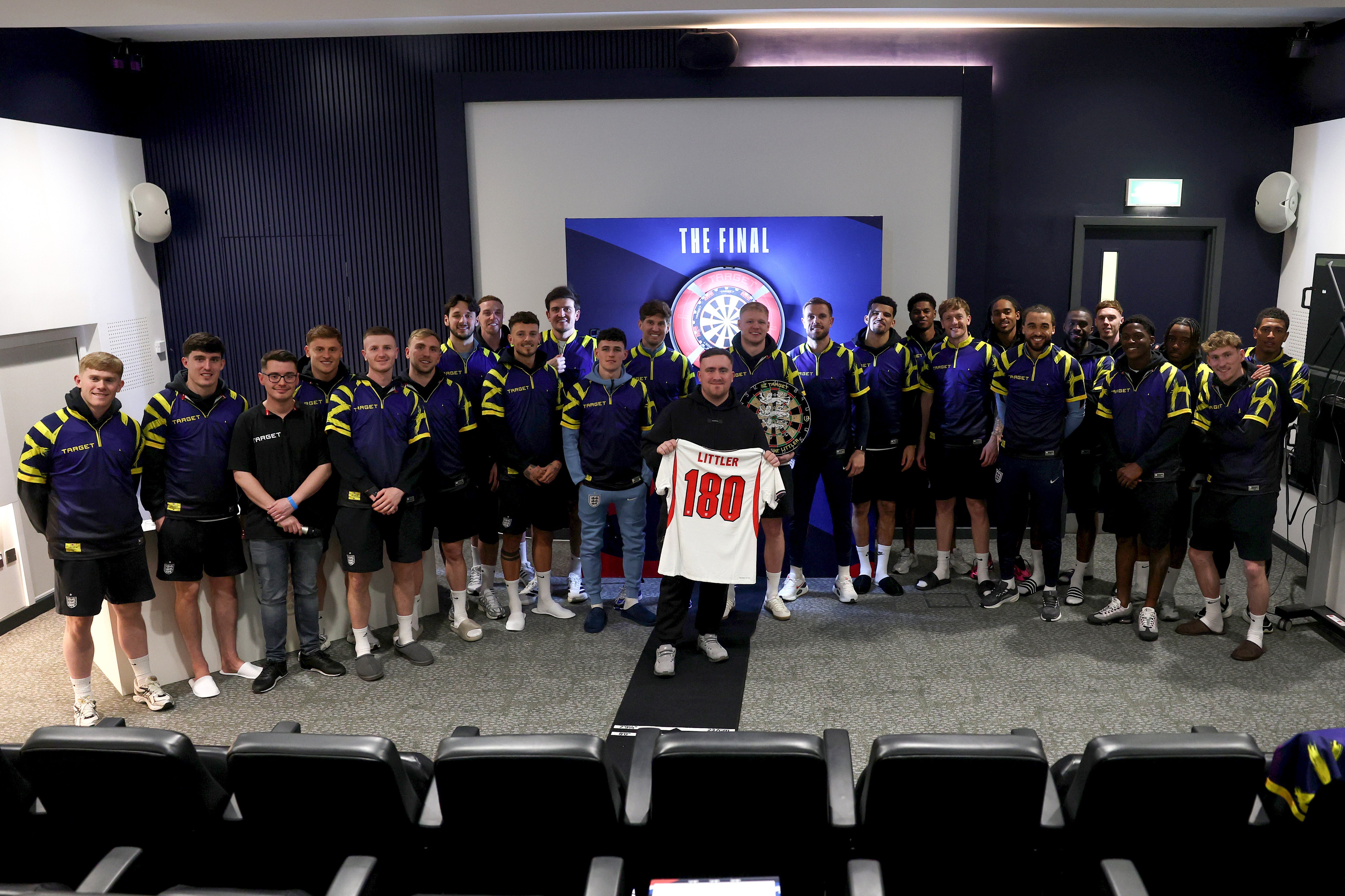 Littler got his own personal England shirt