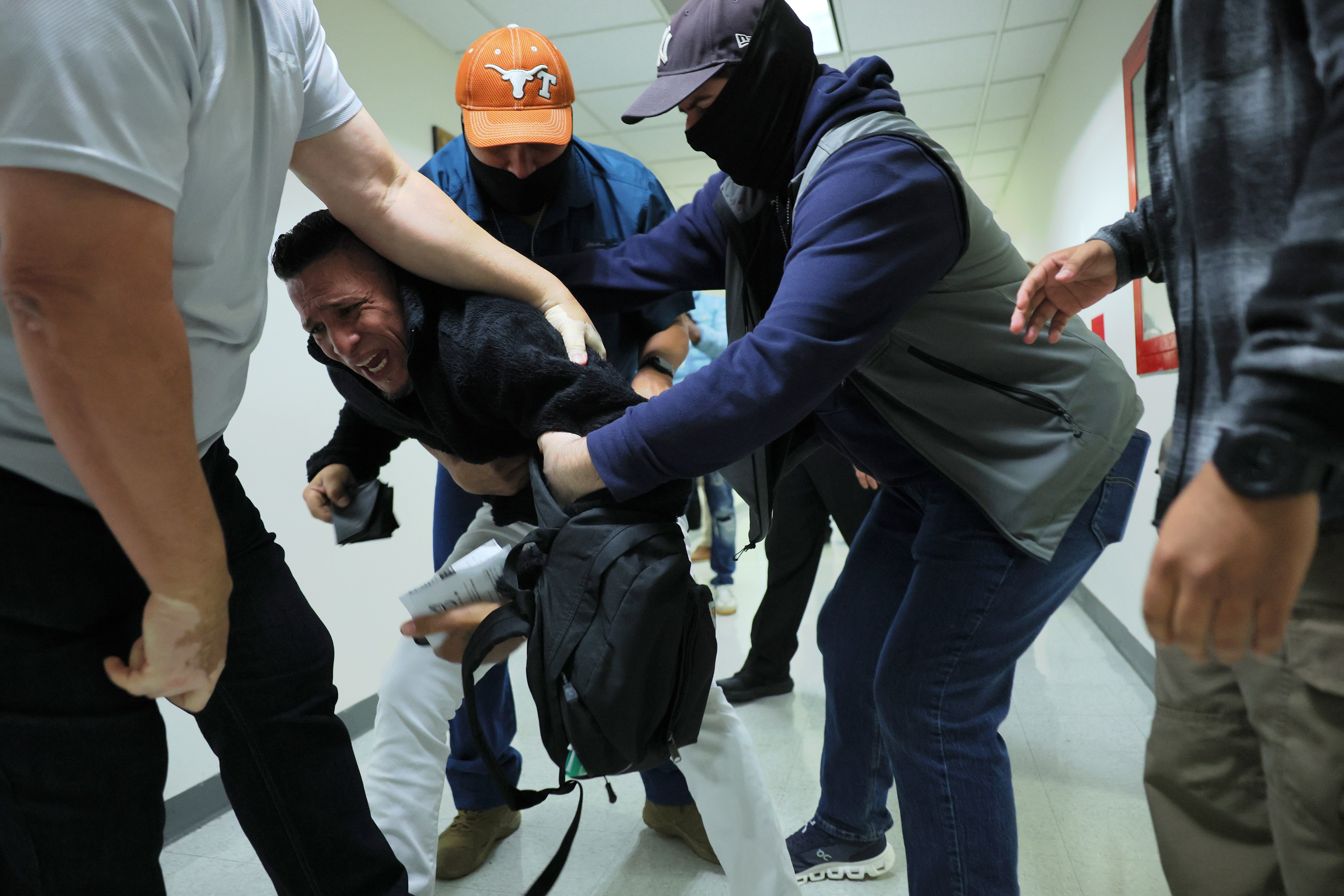 Since last year, thousands of people have been arrested by masked agents in immigration courthouse hallways moments after they have left their court-mandated hearings, with ICE officers waiting on the other side of the doors