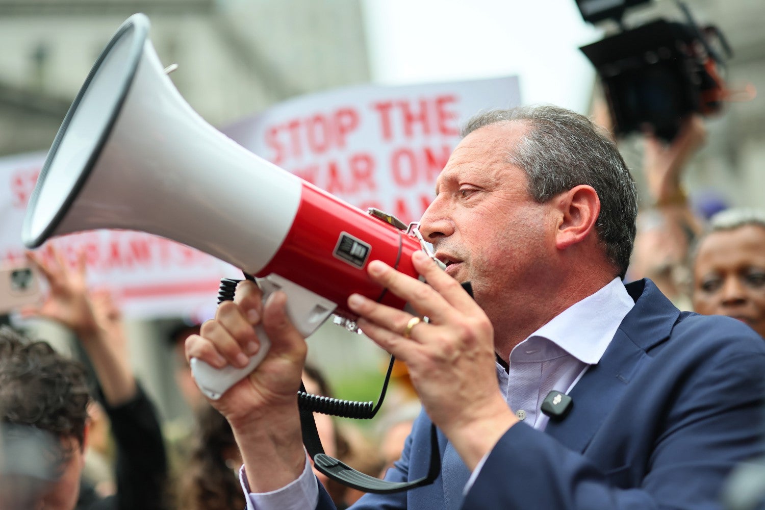 Former New York City comptroller Brad Lander, who was arrested in Manhattan’s immigration court building while escorting immigrants out of their hearings last year, called ICE’S revelation a ‘bombshell’ that requires congressional action