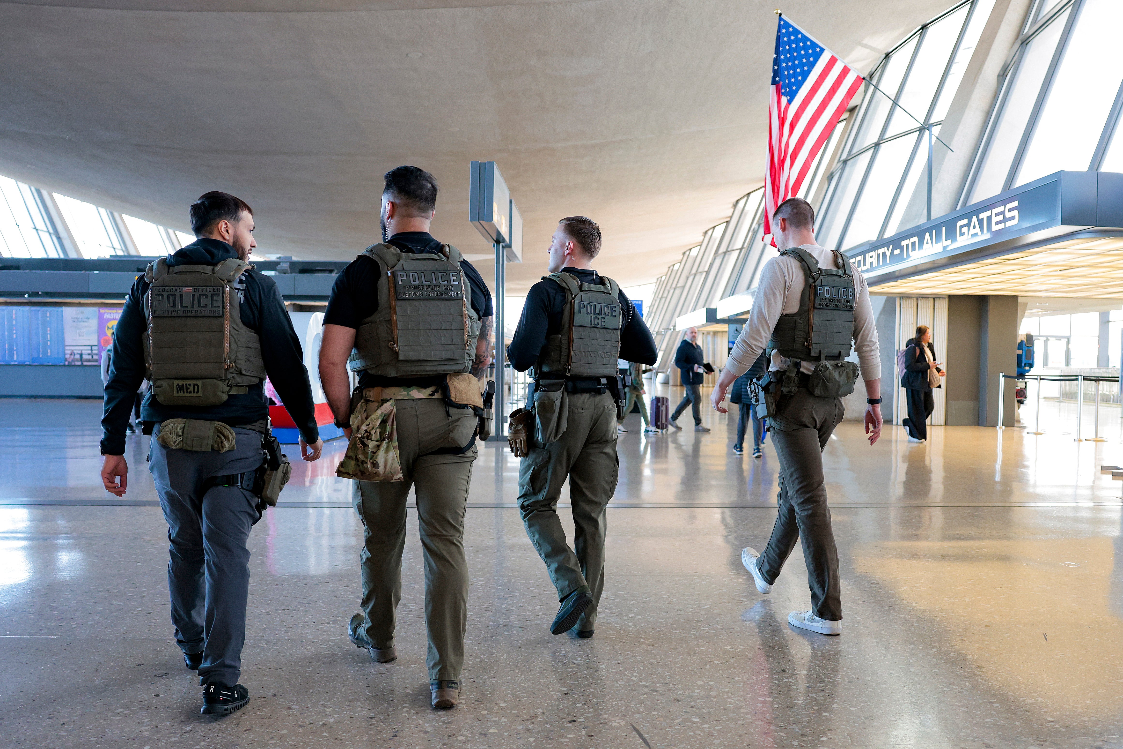 ICE agents have been deployed to airports across the U.S.