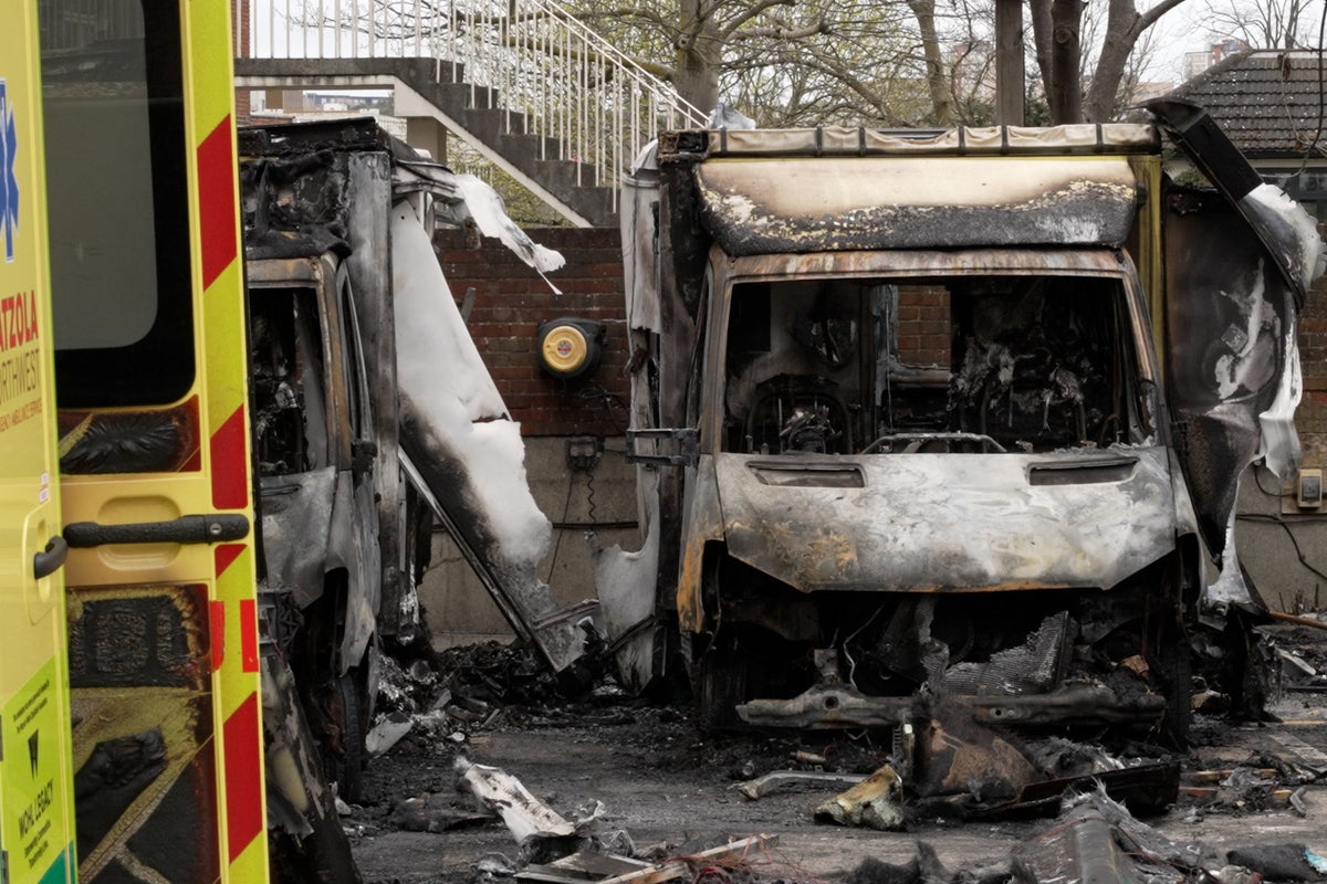 Three charged with arson after four Jewish community ambulances set on fire in London