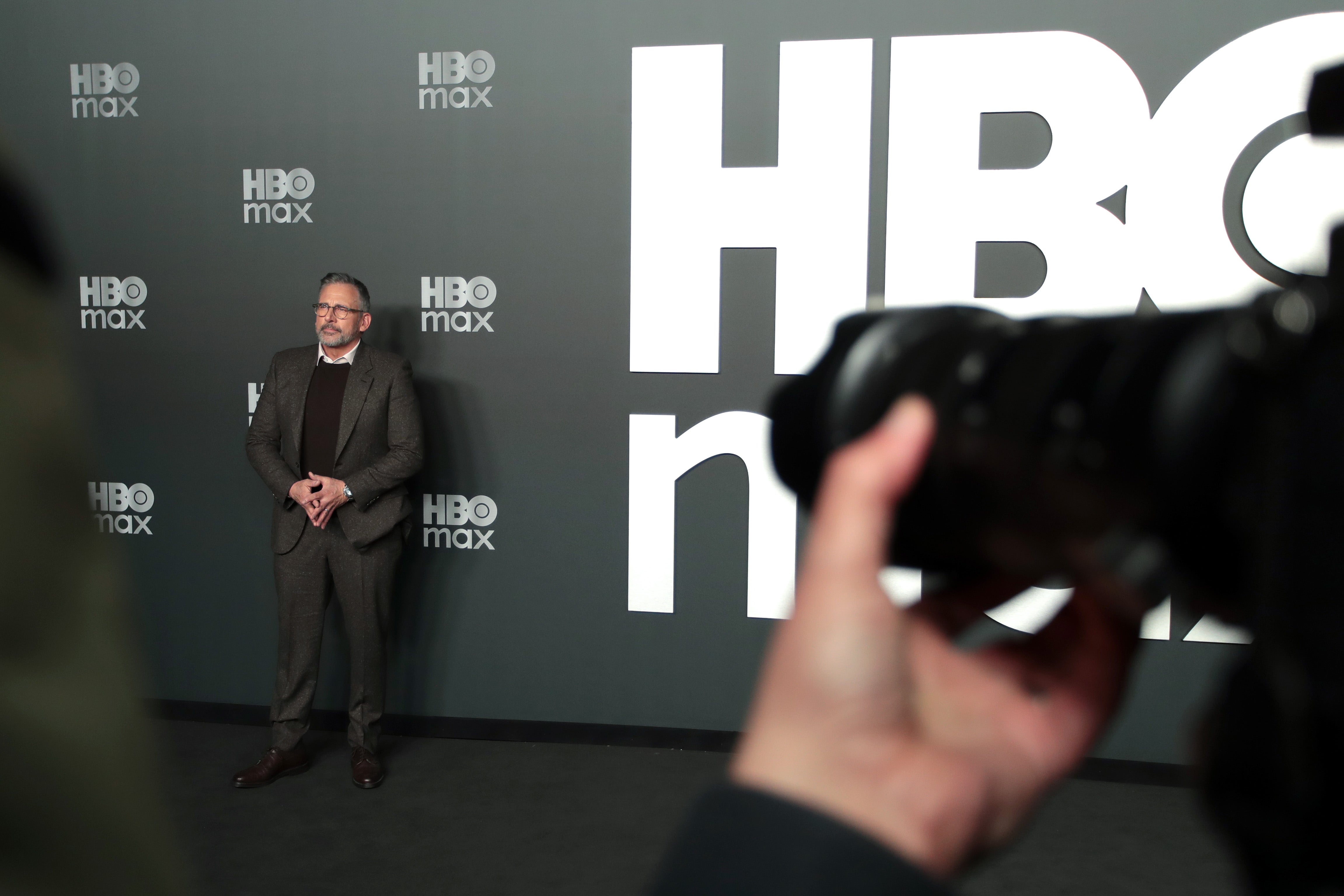 Steve Carell alla festa di lancio di HBO Max nel Regno Unito e in Irlanda