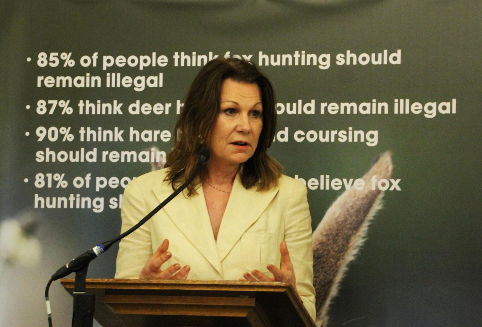 Baroness Hayman said it was unacceptable that trail hunting made it difficult to ensure animals were not at risk