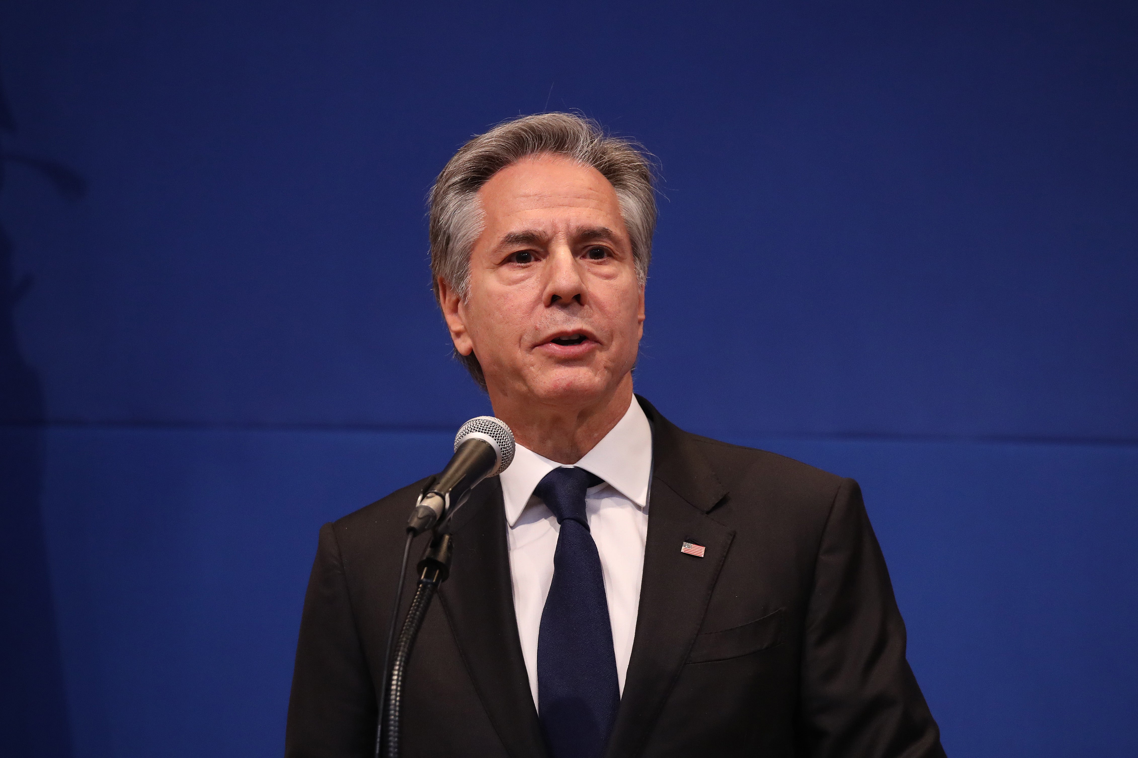 President Donald Trump claimed Antony Blinken supported his attacks on Iran, but the former secretary of state has denied that