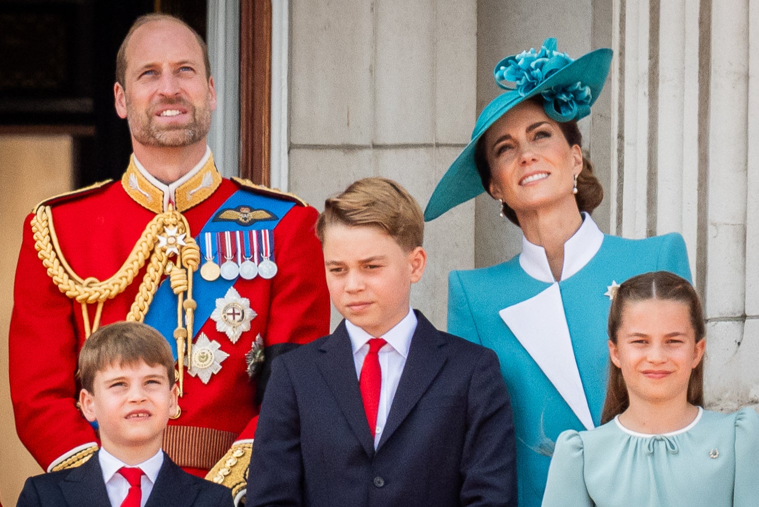 Charles is also a grandfather to George, Charlotte and Louis