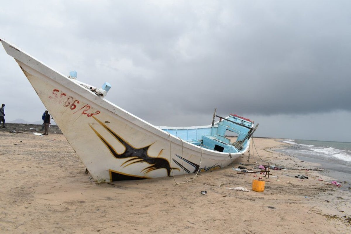 A boat packed with migrants that capsized off Djibouti left at least 9 dead and 45 missing