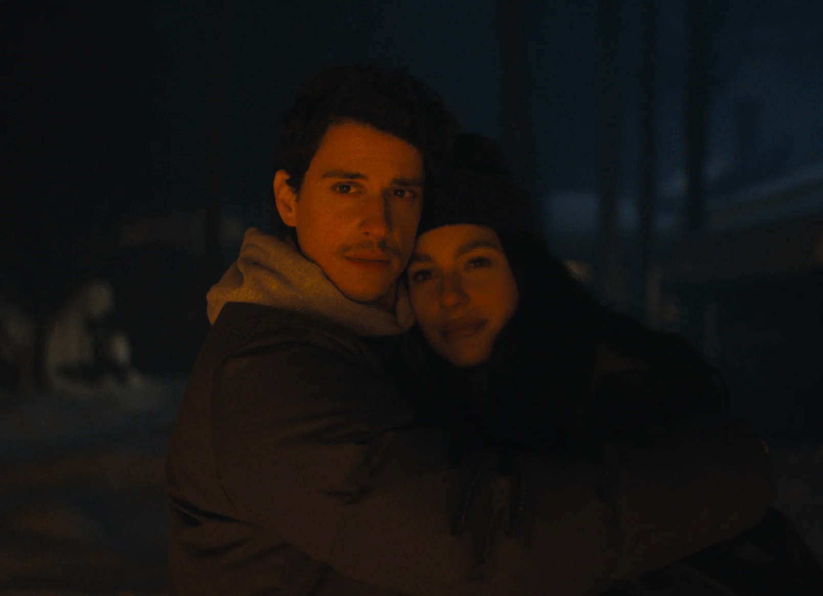 DiMarco is the golden retriever fiancé to Camilla Morrone’s fearless — if somewhat neurotic — Rachel, in ‘Something Very Bad Is Going To Happen’