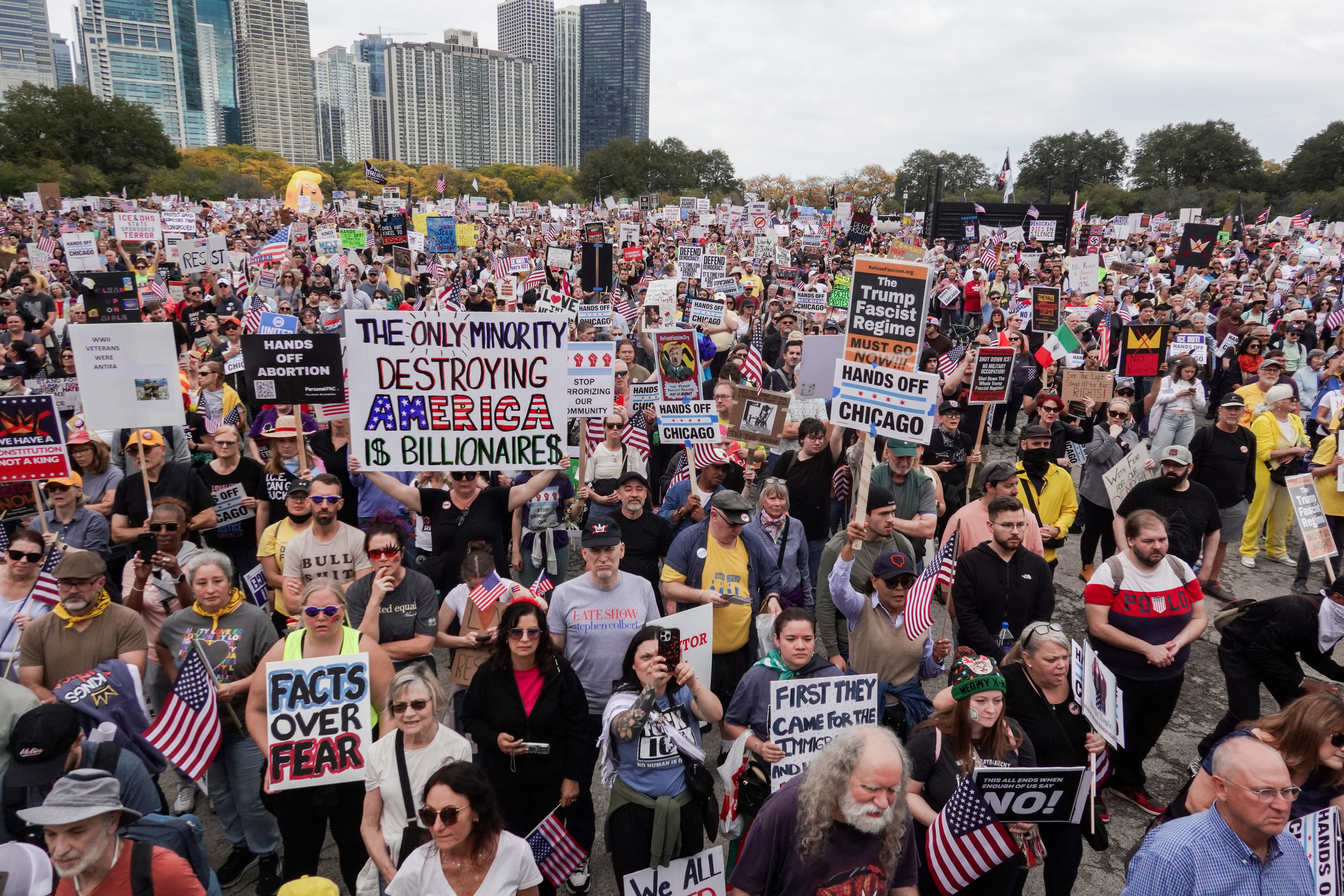 Last October, millions of people from New York to California protested against the president in the second wave of the ‘No Kings’ events