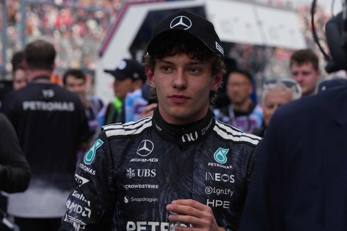 Kimi Antonelli beats George Russell to pole position at Japanese Grand Prix