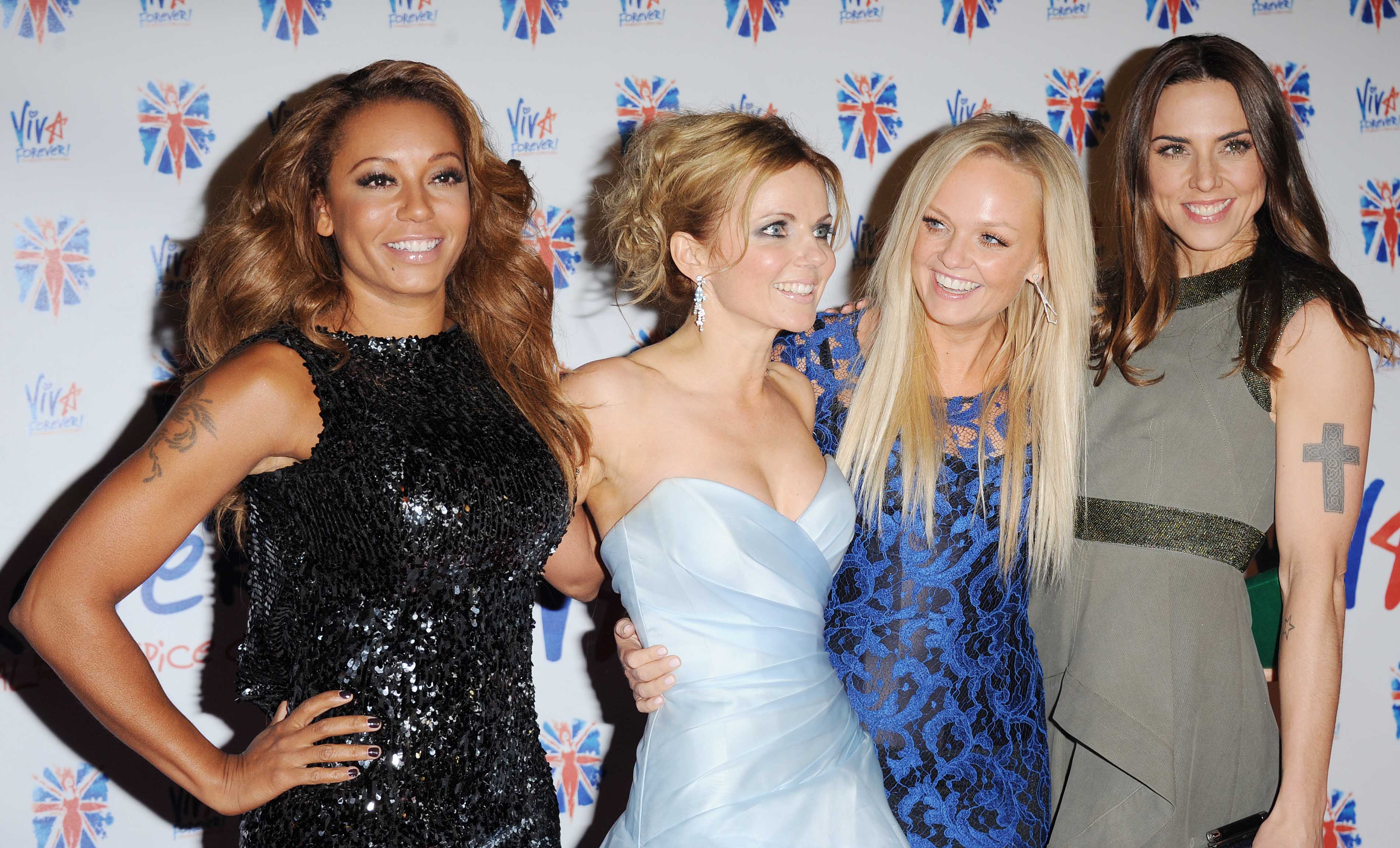 (L-R) Mel B rallied three of her Spice Girls bandmates, Geri Halliwell, Emma Bunton and Melanie Chisholm, for a 13-date reunion tour in 2019