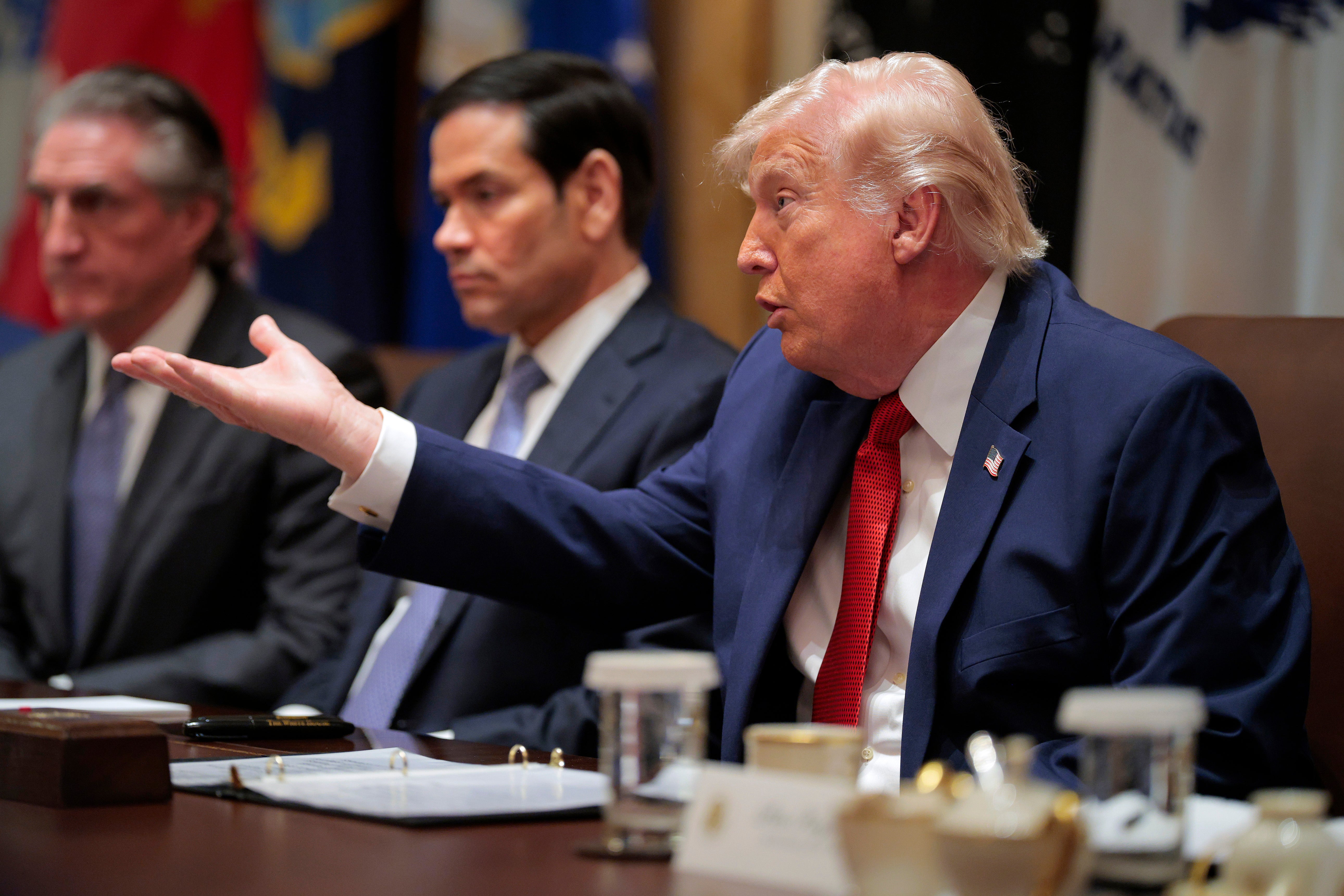 Reports suggested Trump is planning to send 10,000 troops to the Middle East to defeat Iran