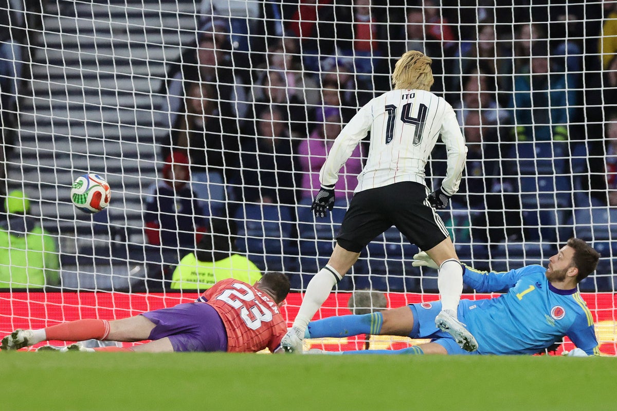 Japan strike late to beat Scotland at Hampden