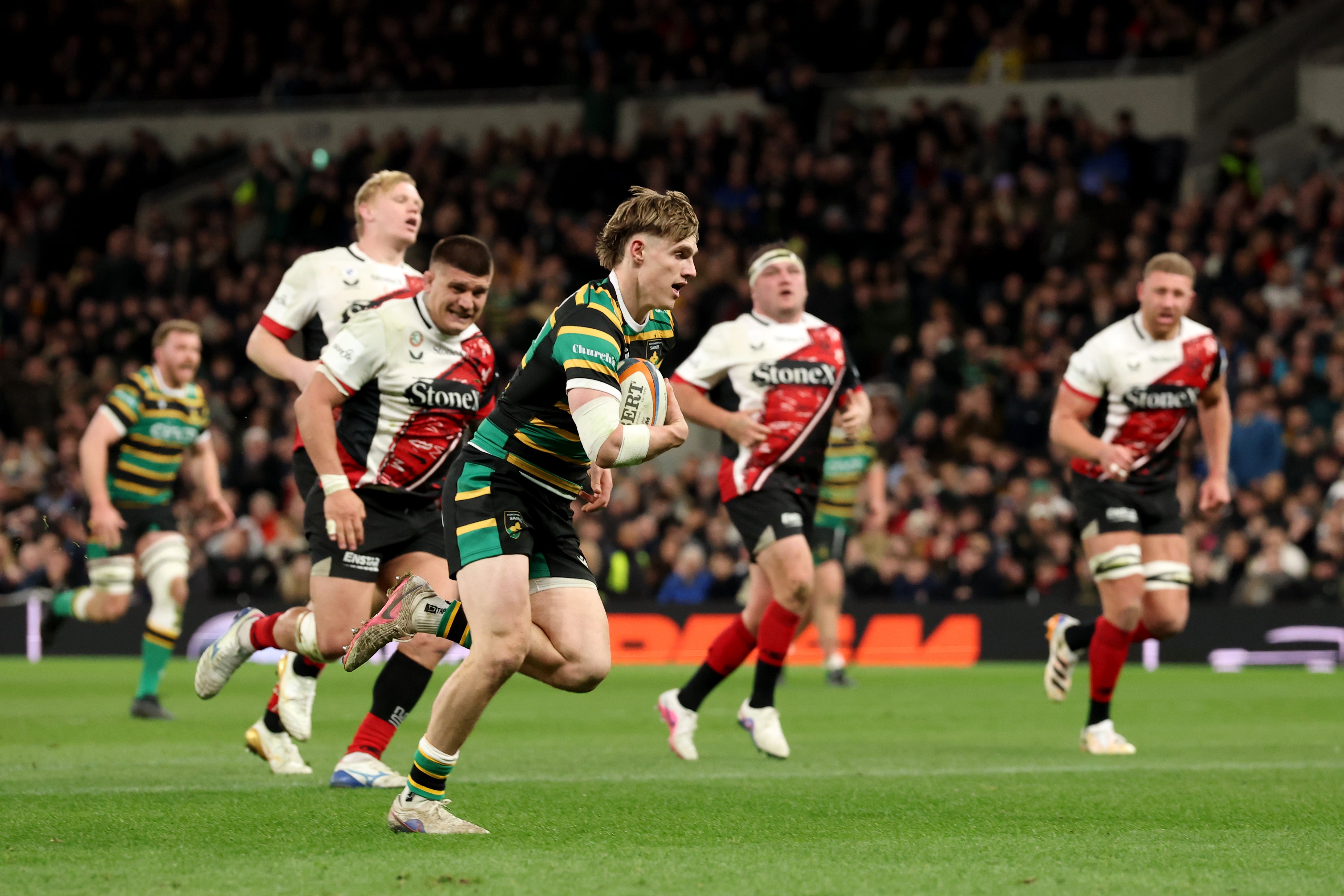 Northampton count cost of injuries to England trio after gutsy win over Saracens