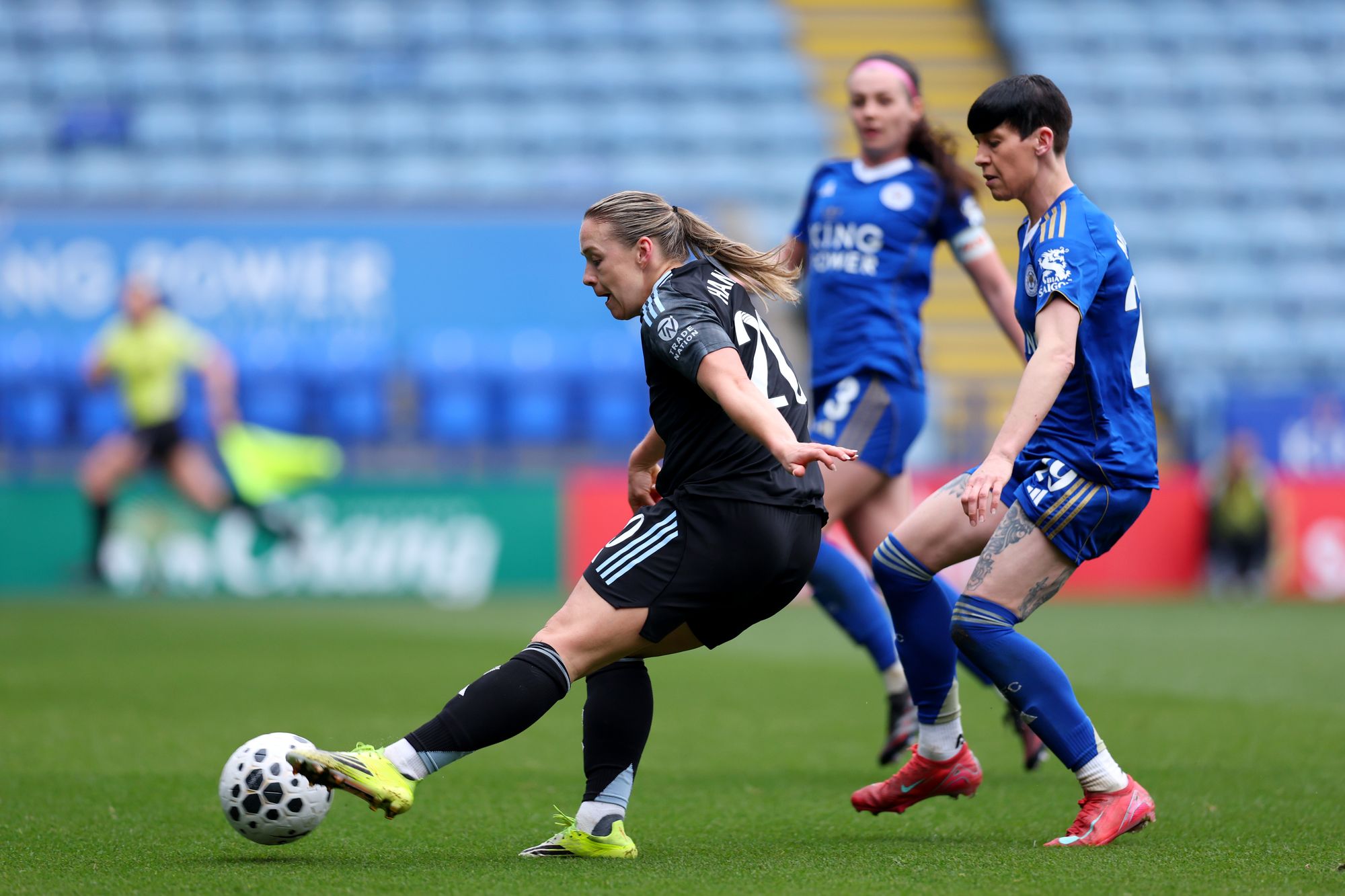 Kirsty Hanson scored a brace as Aston Villa fought back from 3-1 down