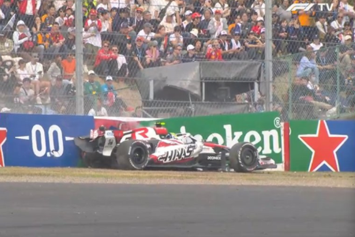 Ollie Bearman exits Haas F1 car injured after massive crash at Japanese GP – UK Times Ollie Bearman exits Haas F1 car injured after massive crash at Japanese GP – UK Times
