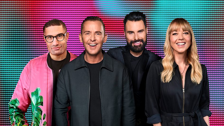 Richie Anderson, Scott Mills, Rylan Clark e Sara Cox
