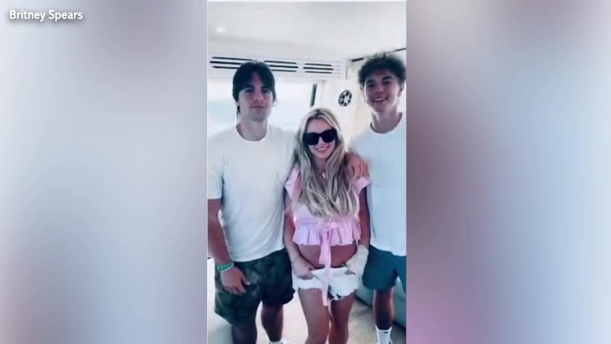 Britney Spears reunites with sons for sailing trip after DUI arrest